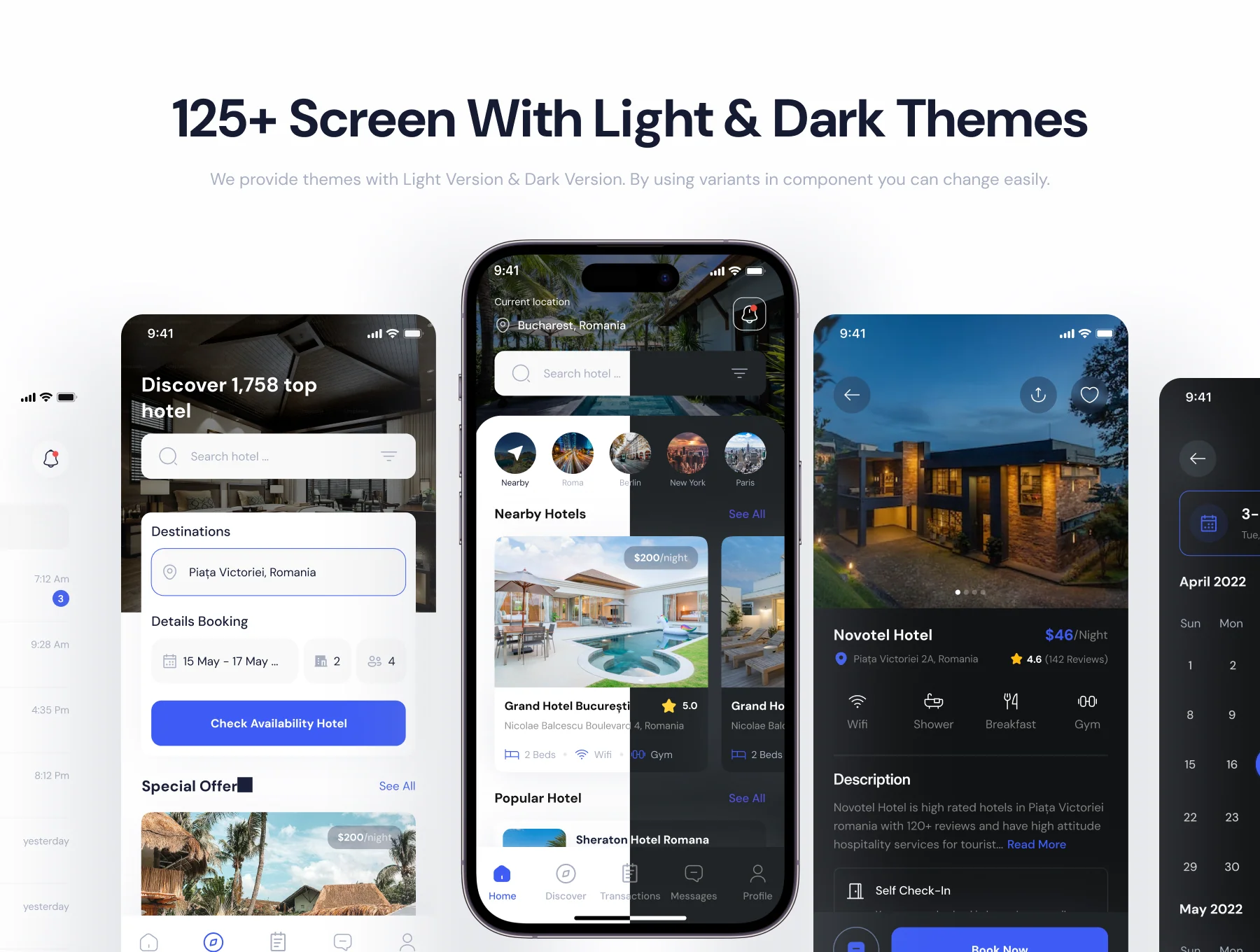 HotelQu - Booking Hotel Mobile App Code Kit 4
