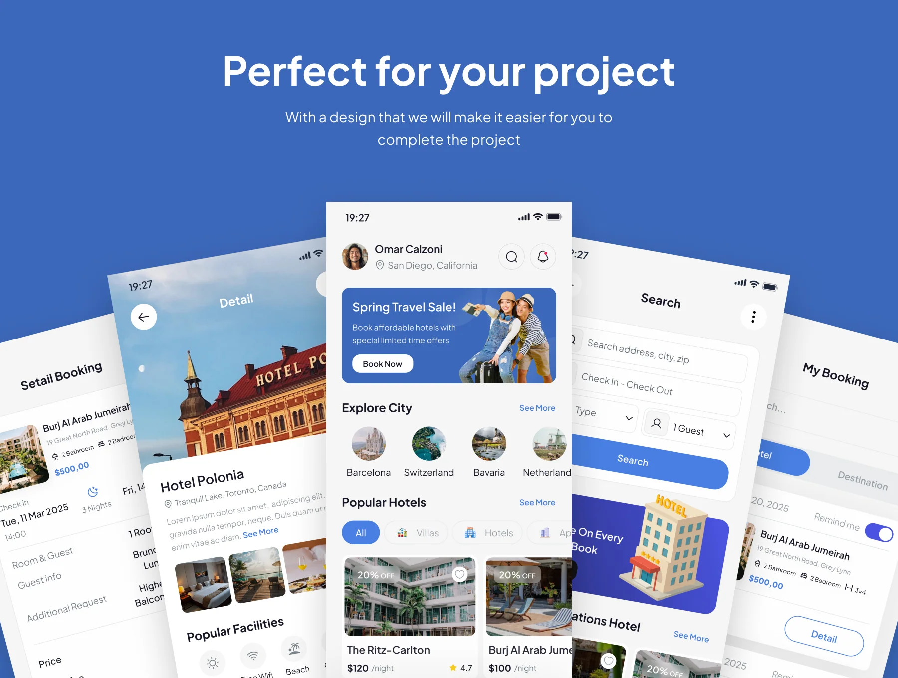 Hotely - AI Hotel Booking App UI Kits 4
