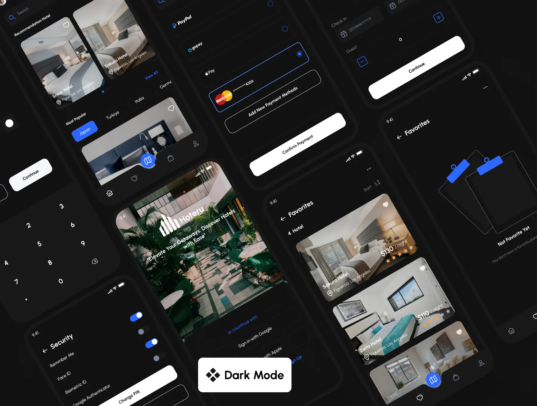 Hoteru - Hotel Booking Mobile App UI Kit 8