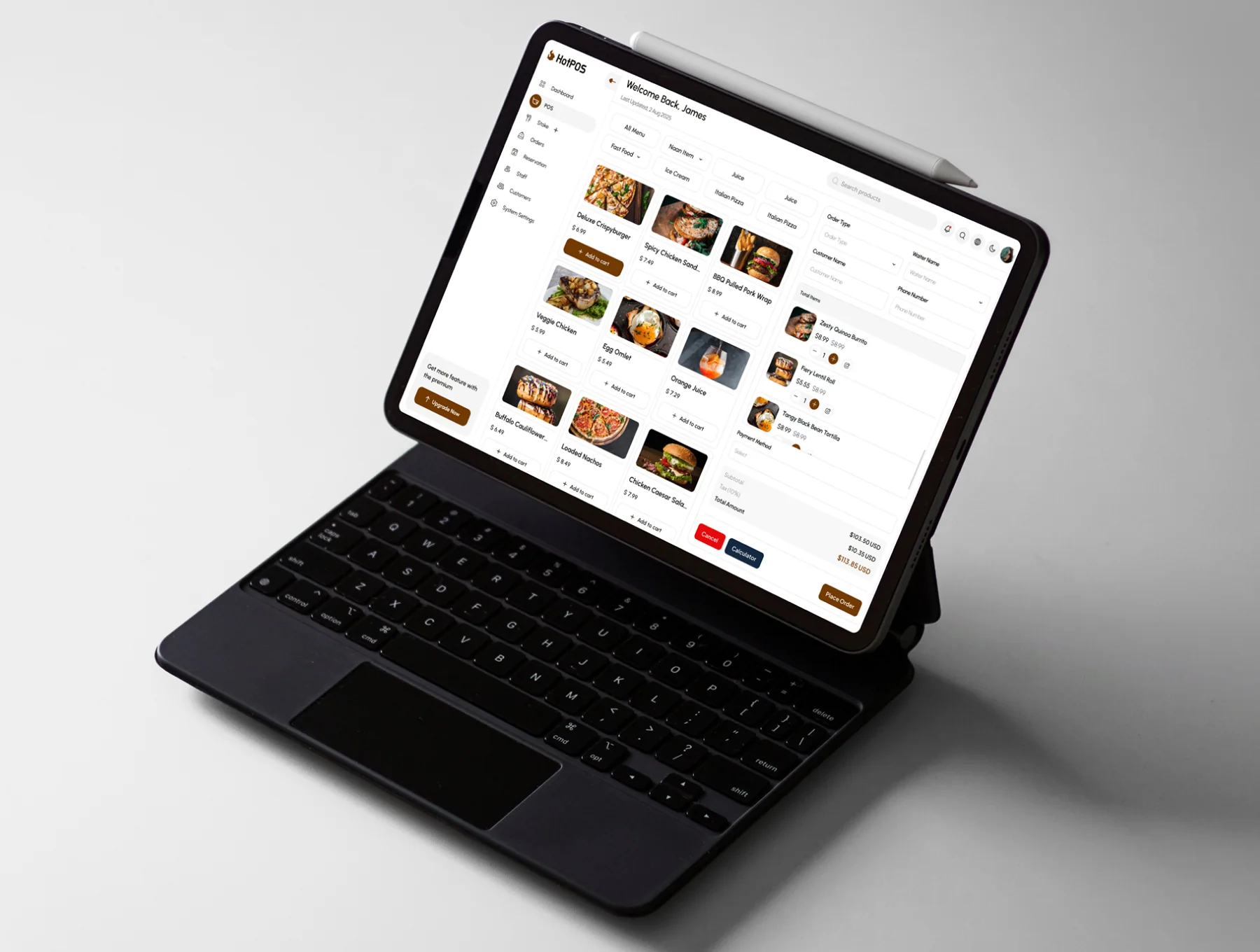 HotPOS - Restaurant Pos Dashboard UI Kit