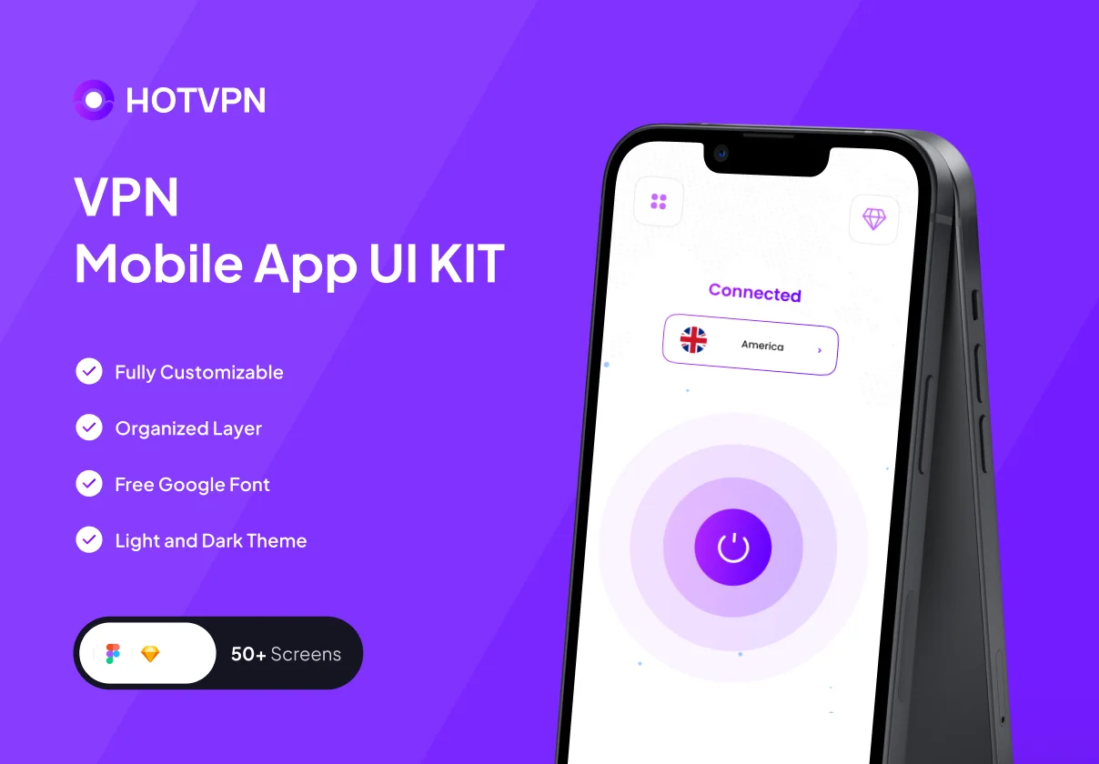 HOTVPN Mobile App kit