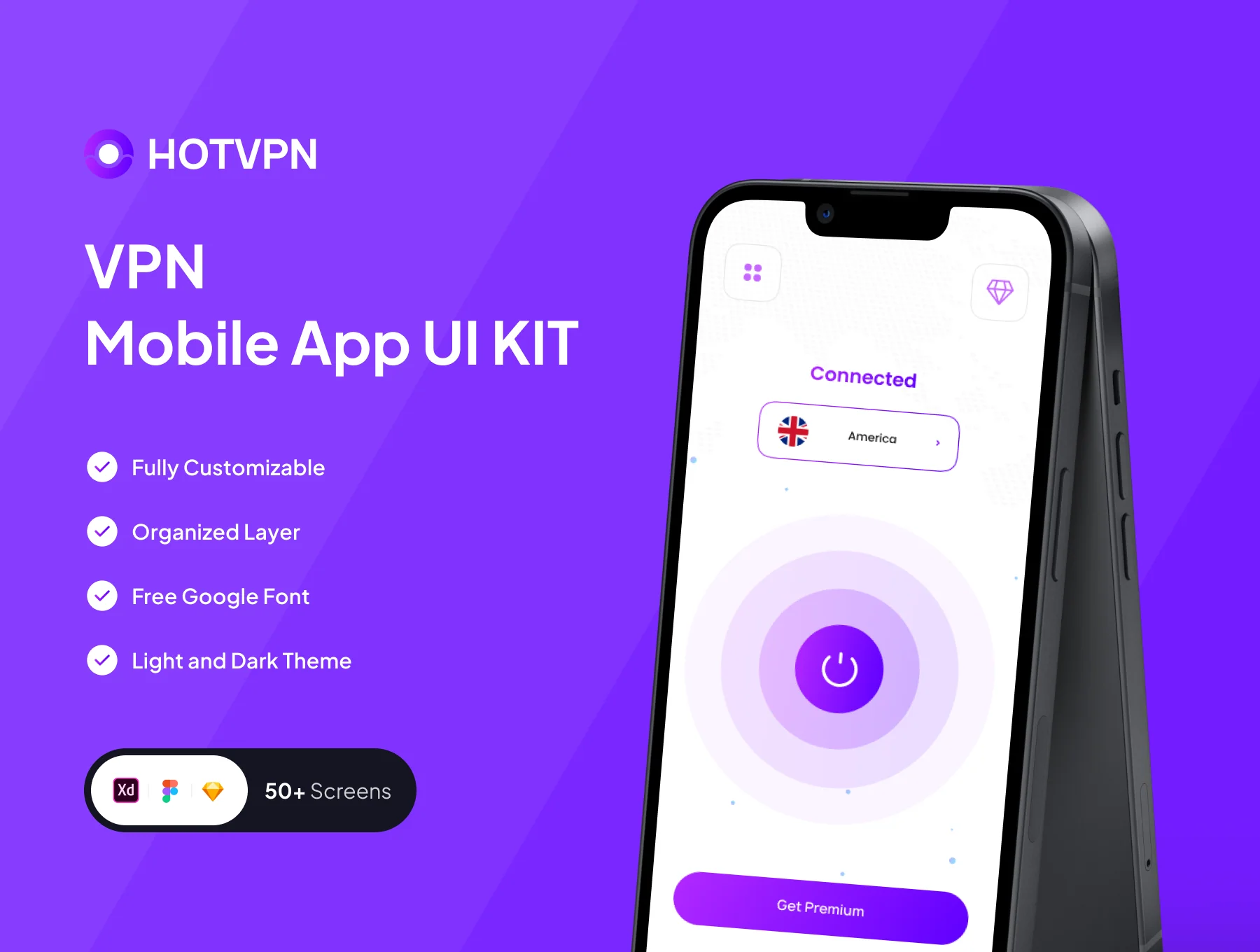 HOTVPN Mobile App kit
