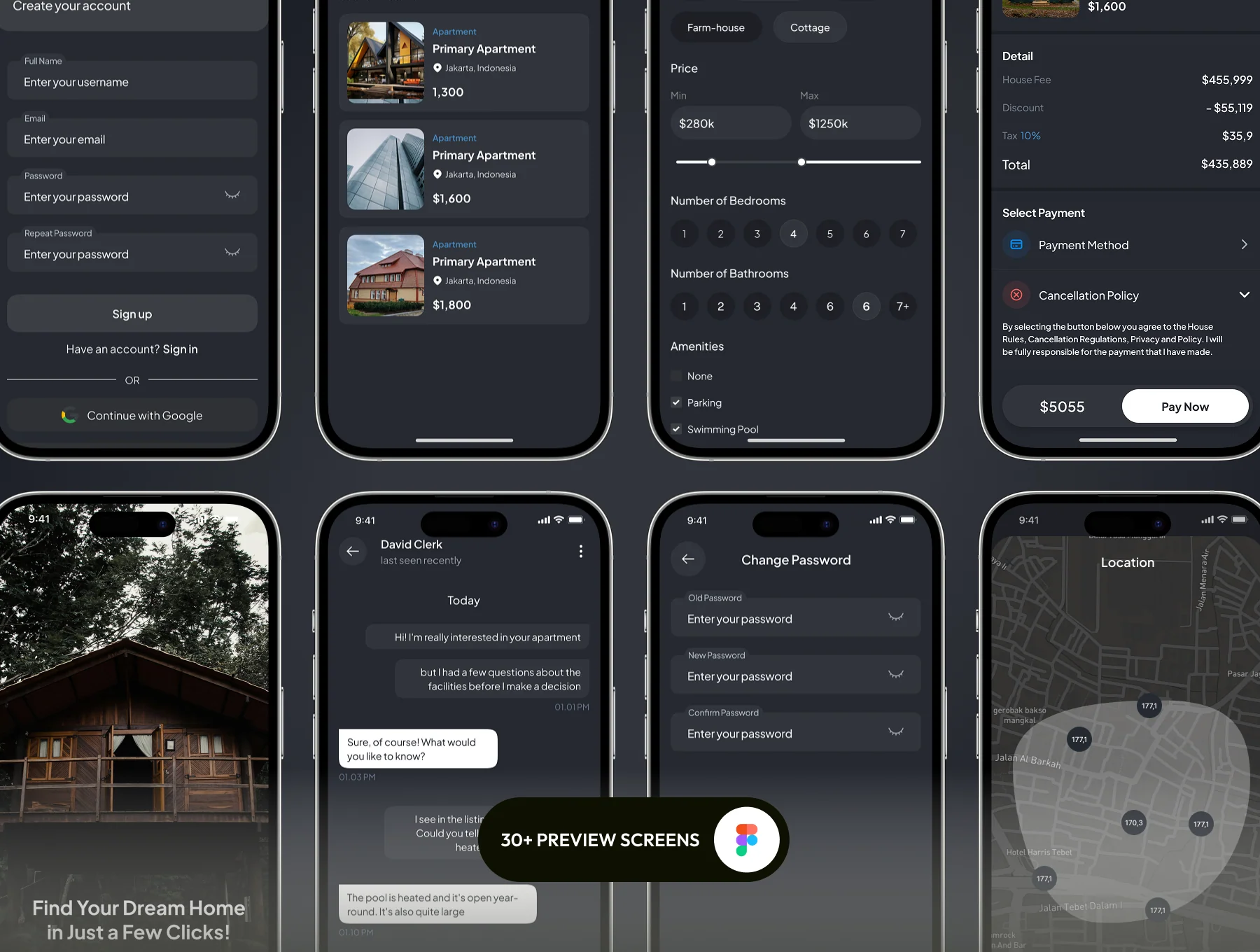 Houfy - Real Estate App UI Kit 2