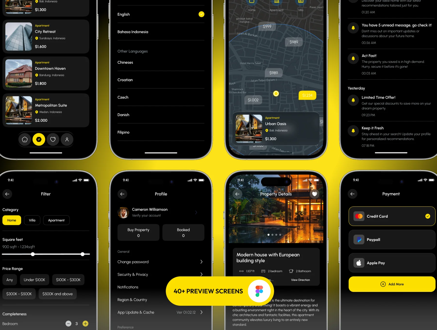 Houko - Real Estate Mobile App UI Kit 2