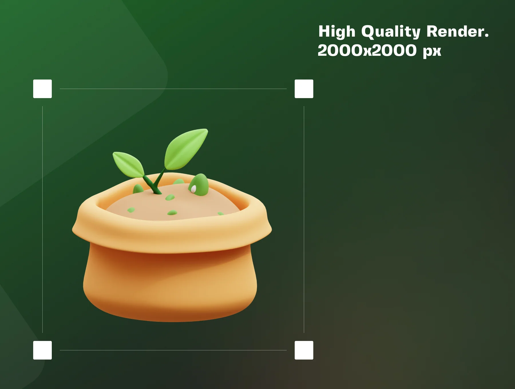 House Plant 3D Icon Pack 3