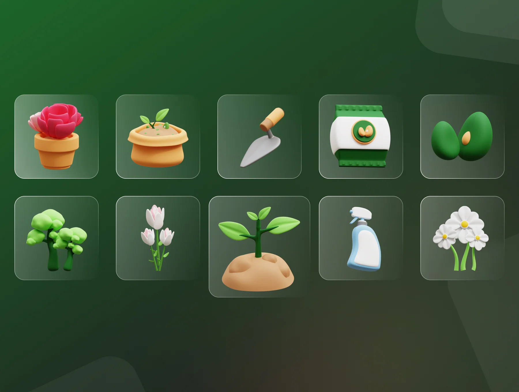 House Plant 3D Icon Pack 8