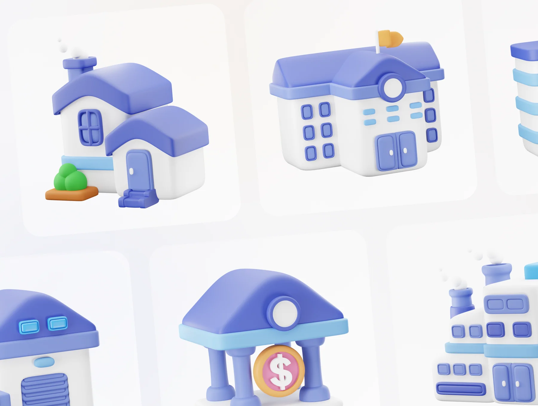 Housely - 3D House Icon Pack 7