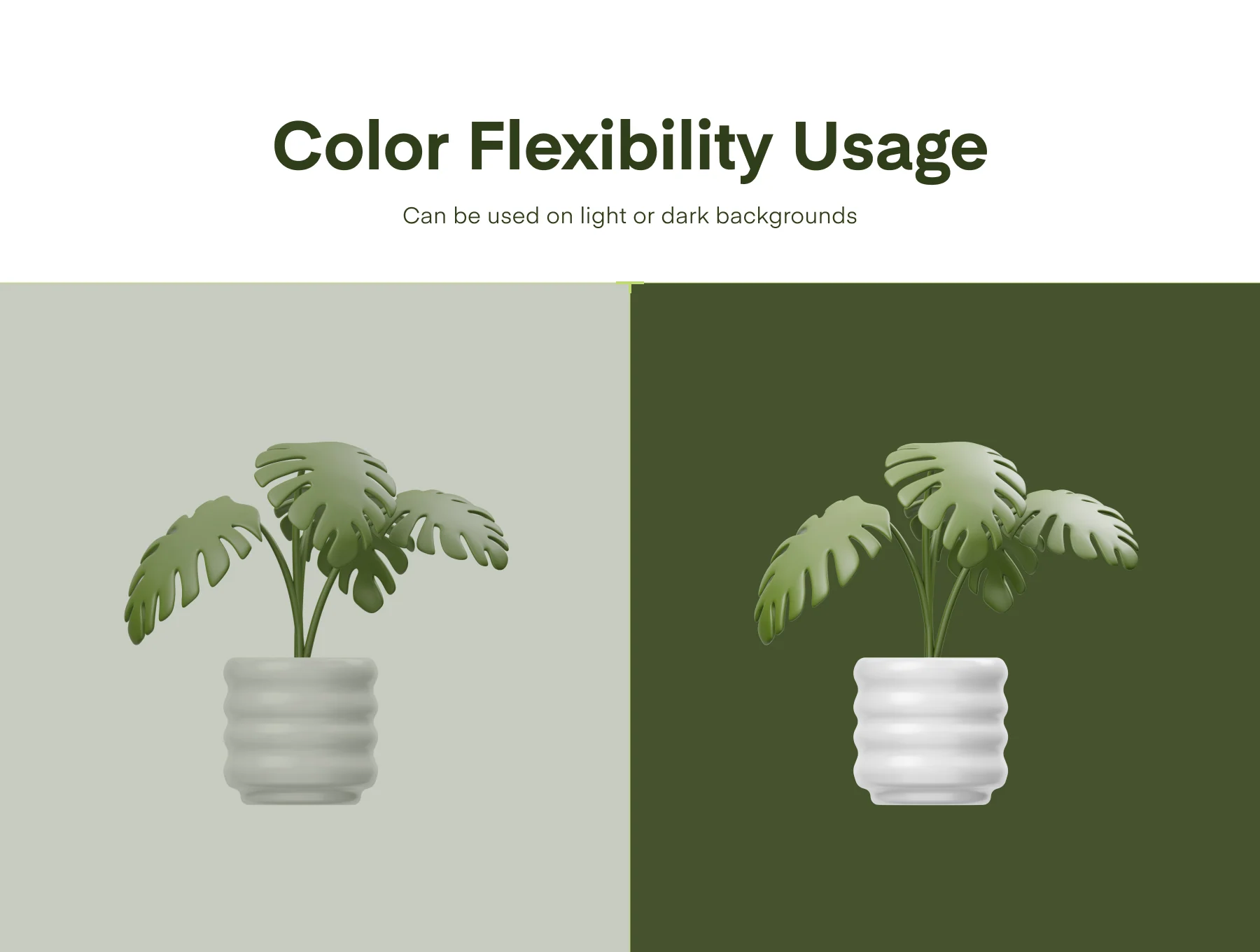 Houseplants 3D Icon 3