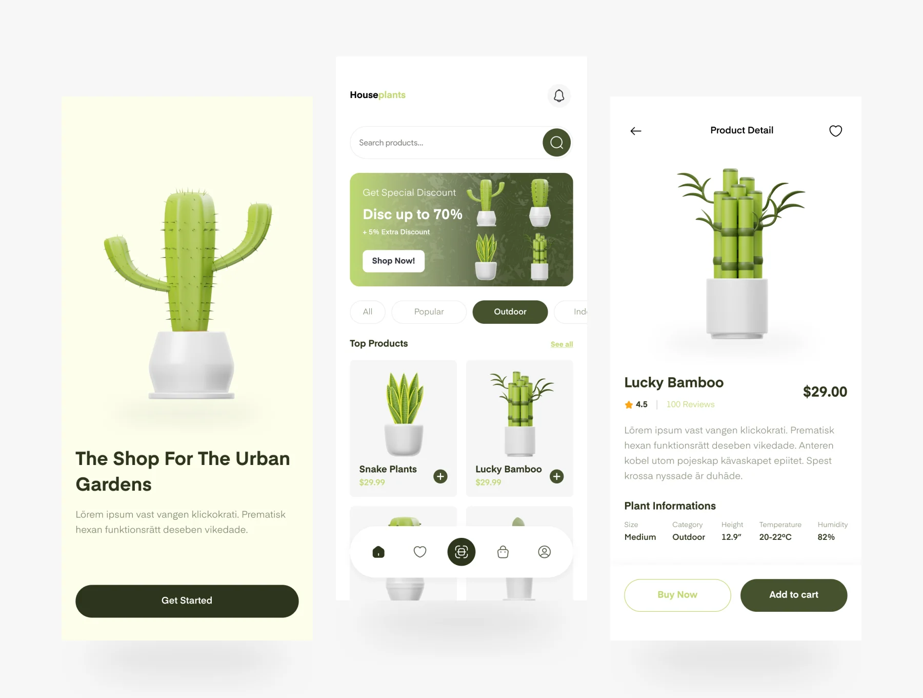 Houseplants 3D Icon 6