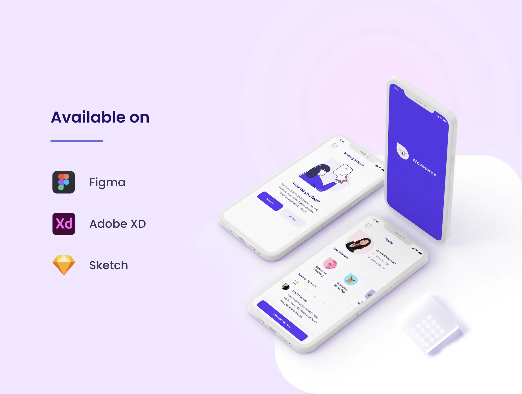 Housework Service App UI Kit 6