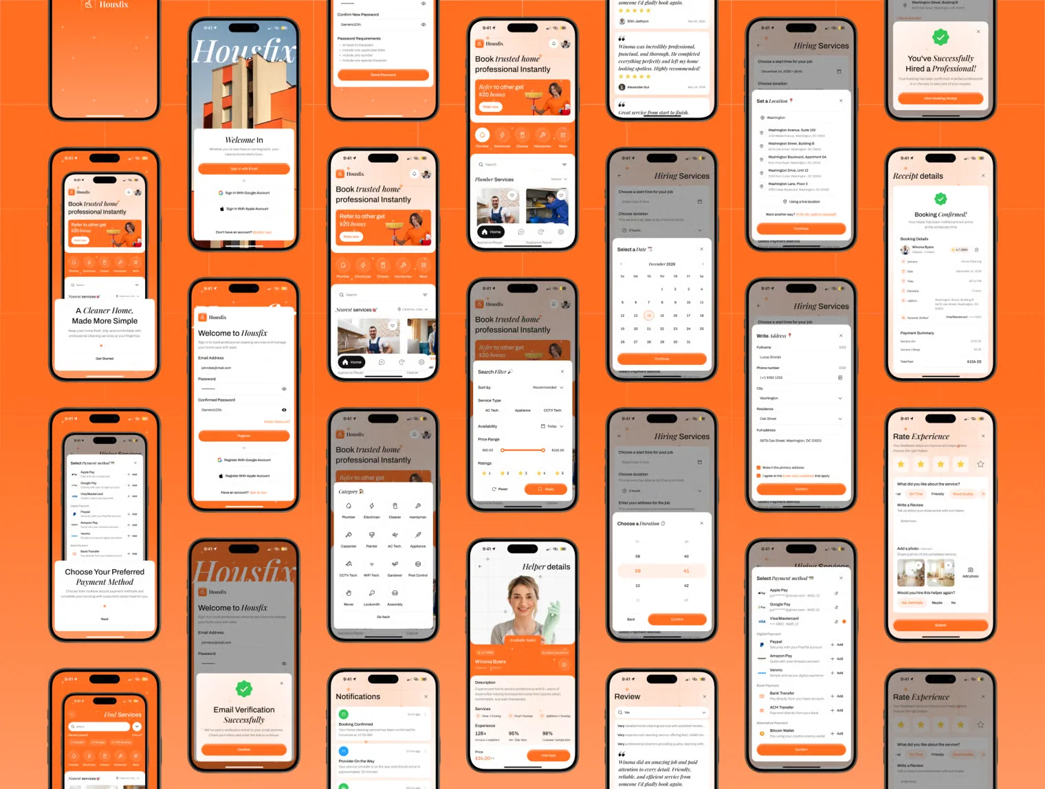 Housfix - Home Services Mobile App 3