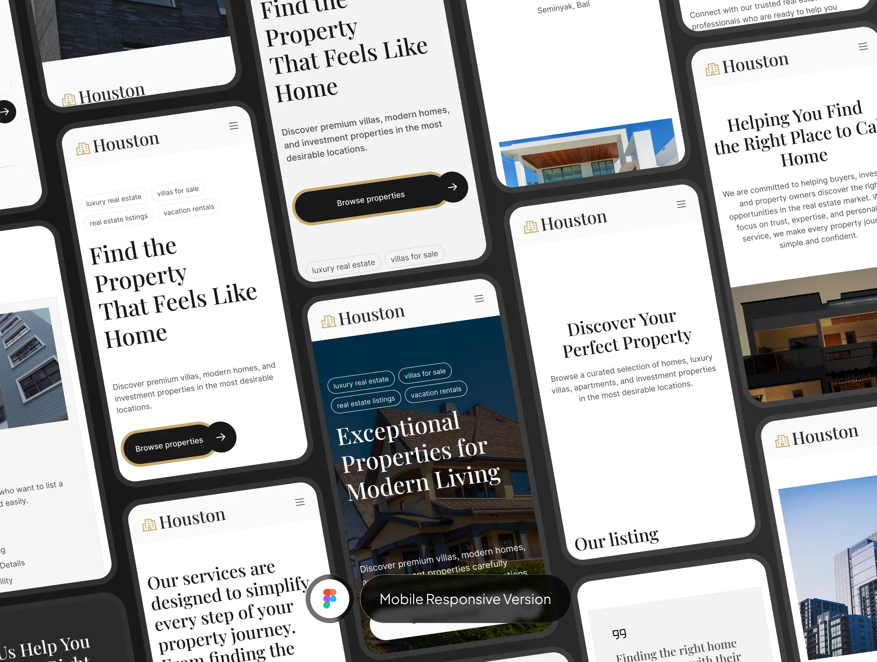 Houston — Real Estate Website UI Kit 4