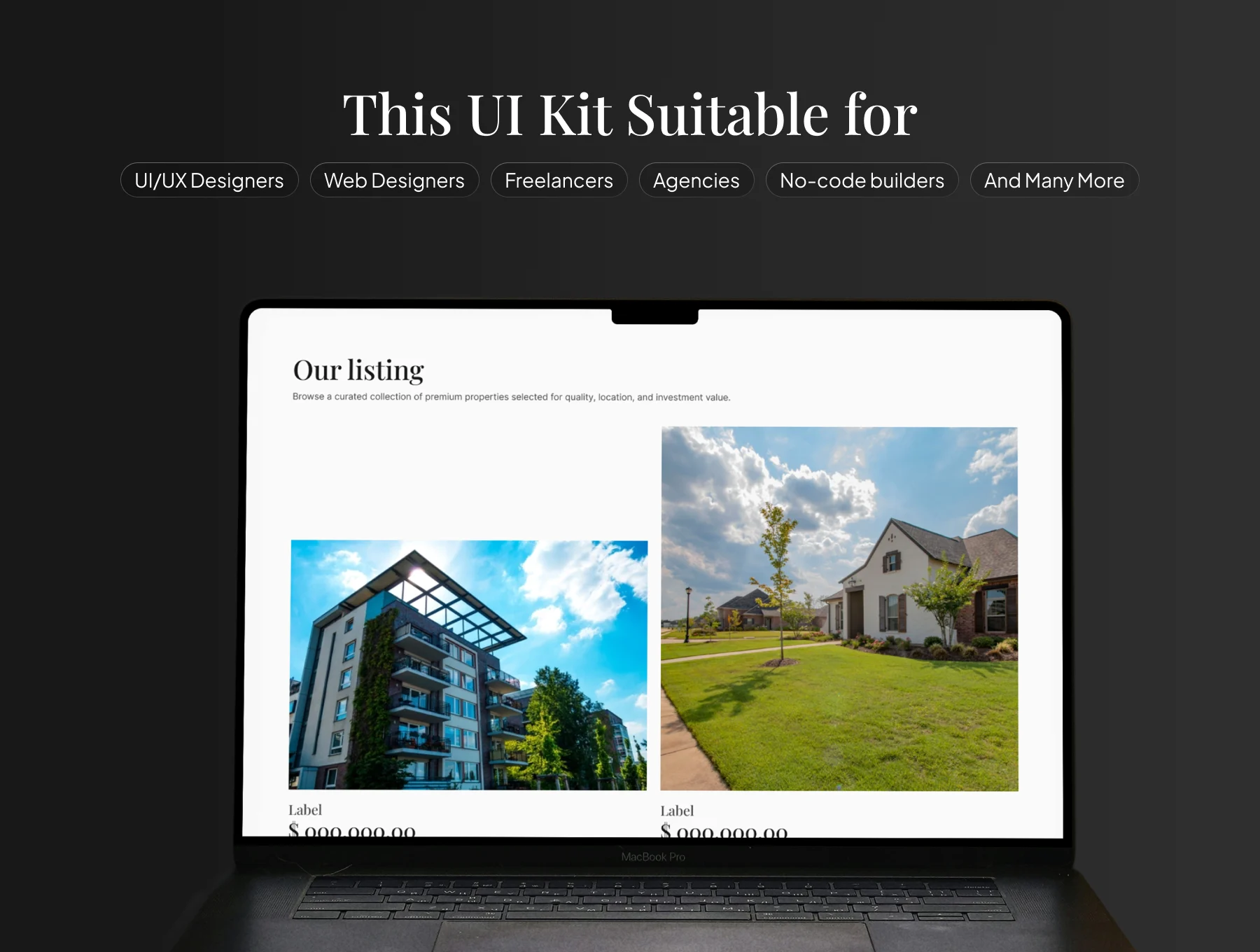 Houston — Real Estate Website UI Kit 5