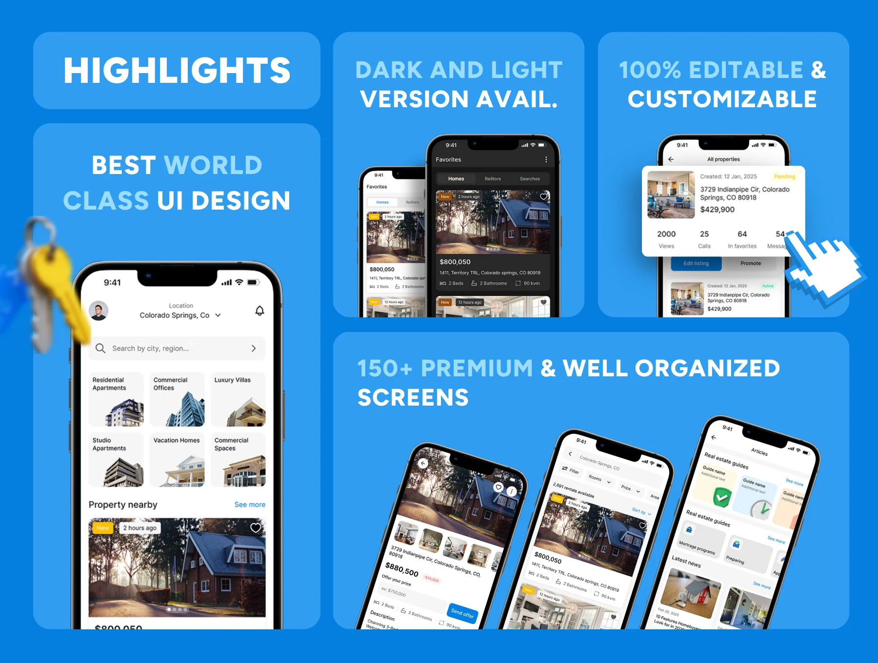 HOUZY - Real Estate App Ui Kit 2