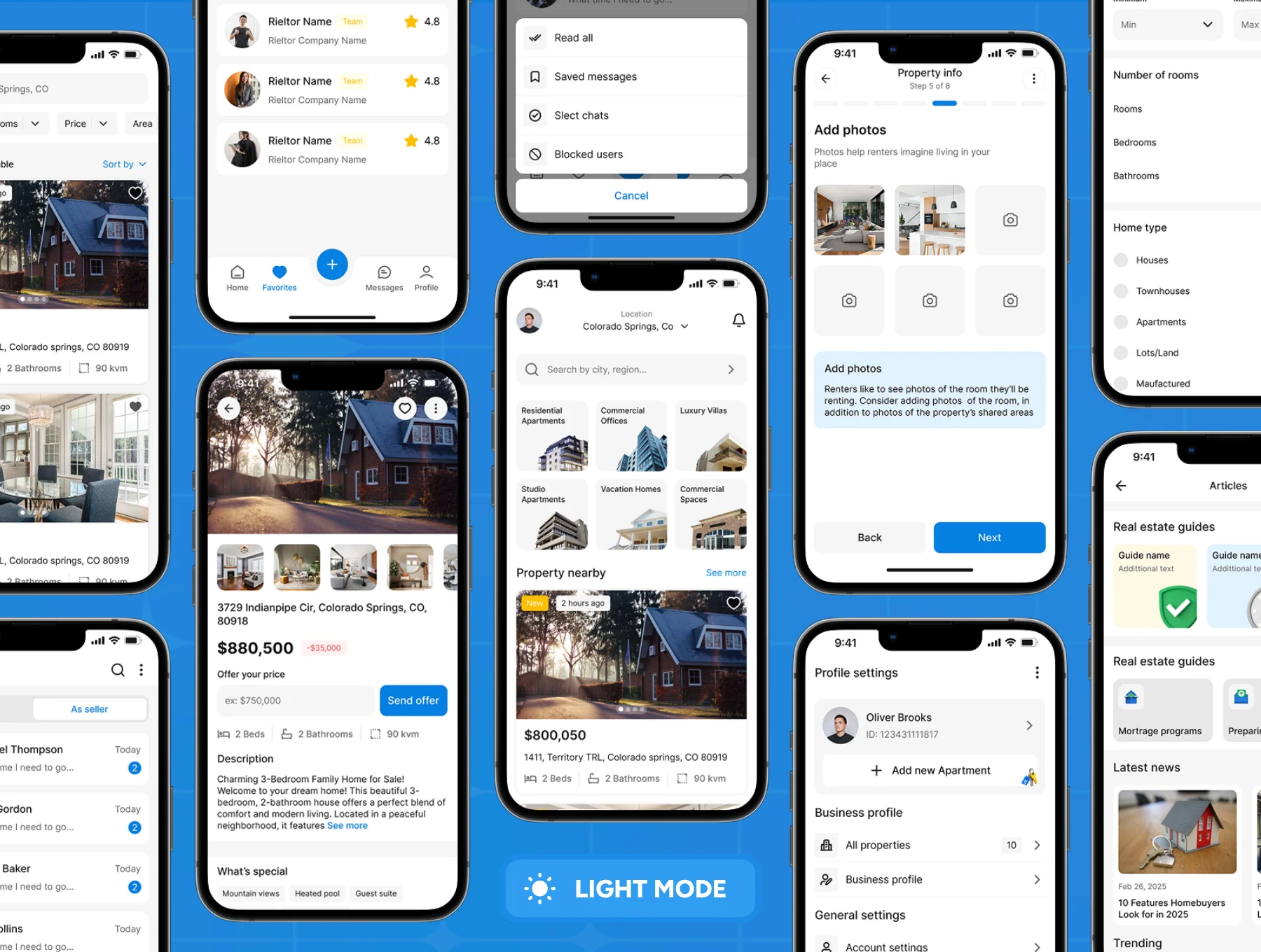 HOUZY - Real Estate App Ui Kit 6
