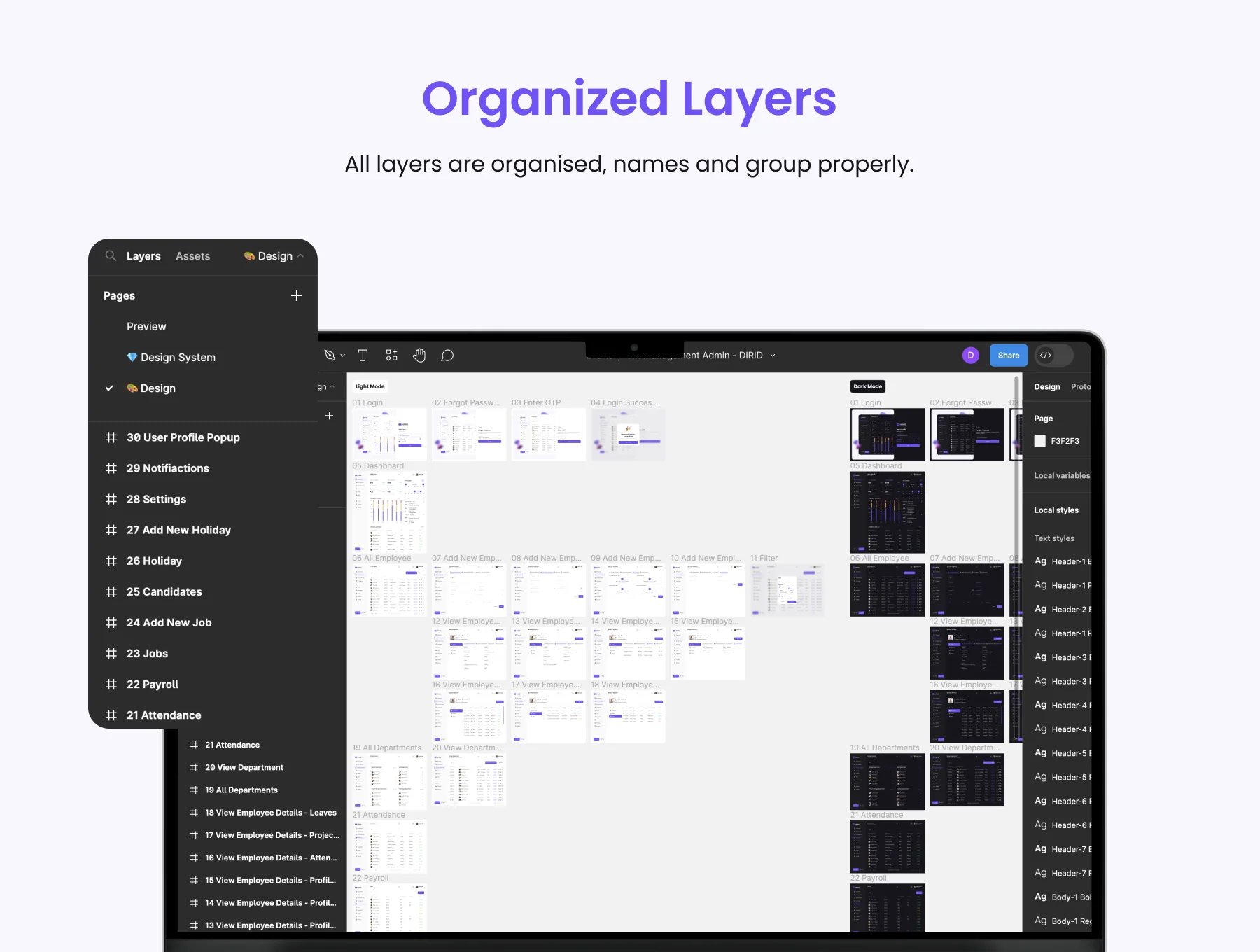 HR Management Admin UI Kit 3