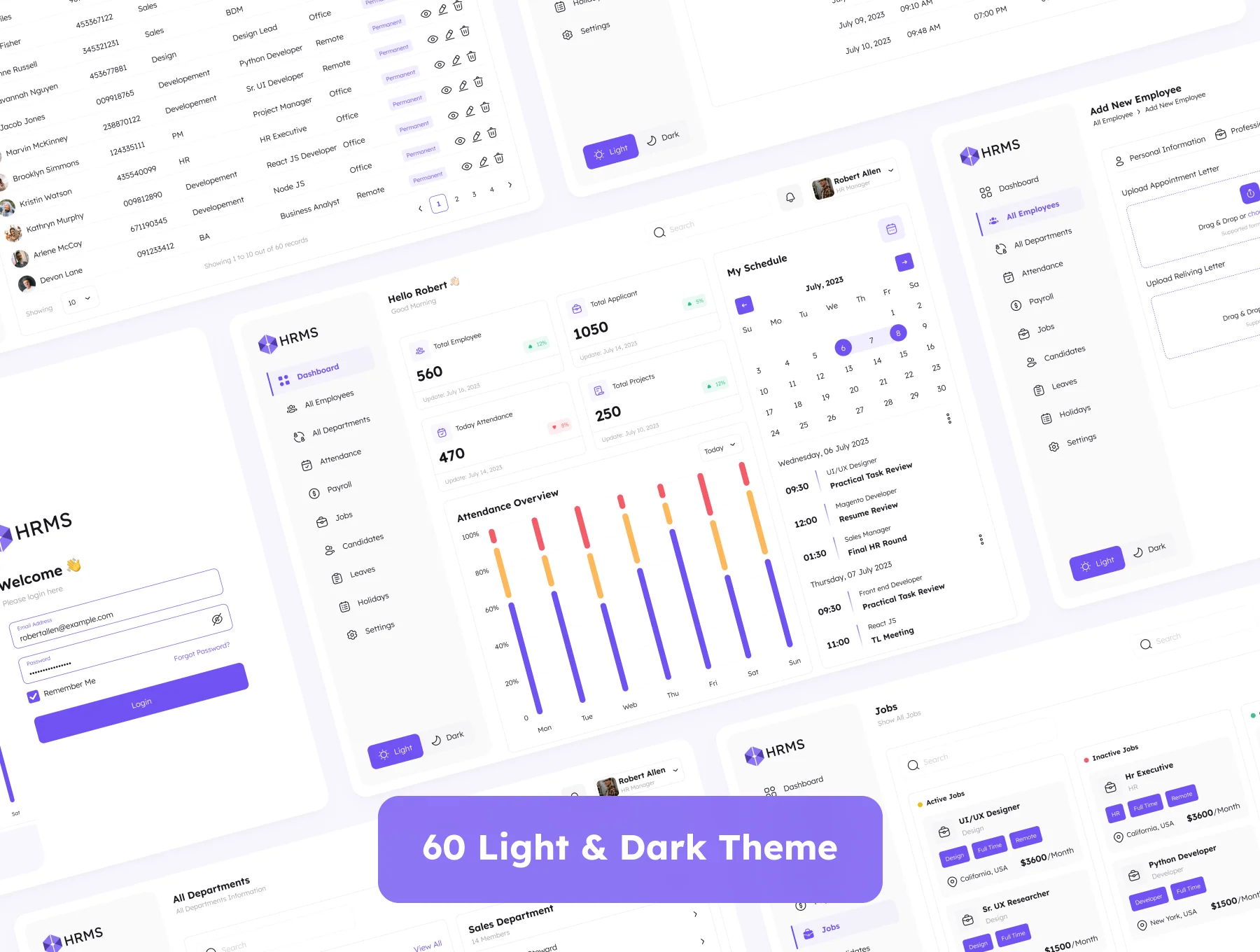 HR Management Admin UI Kit 5