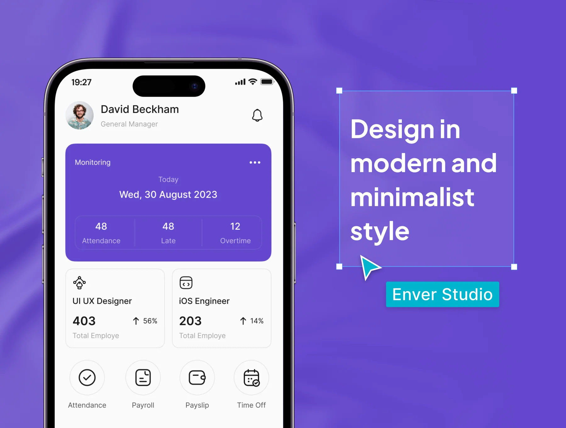 HR Management App UI Kit 2