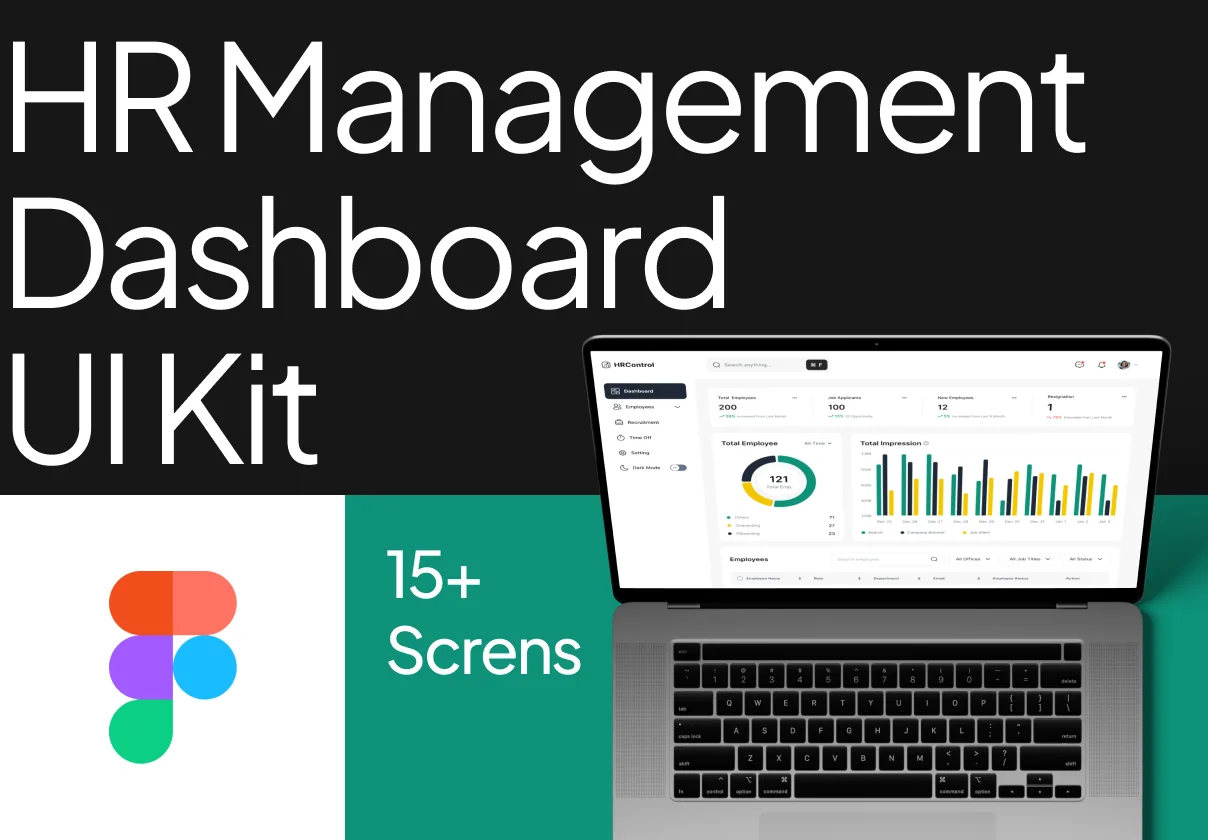 HR Management Dashboard UI Kit