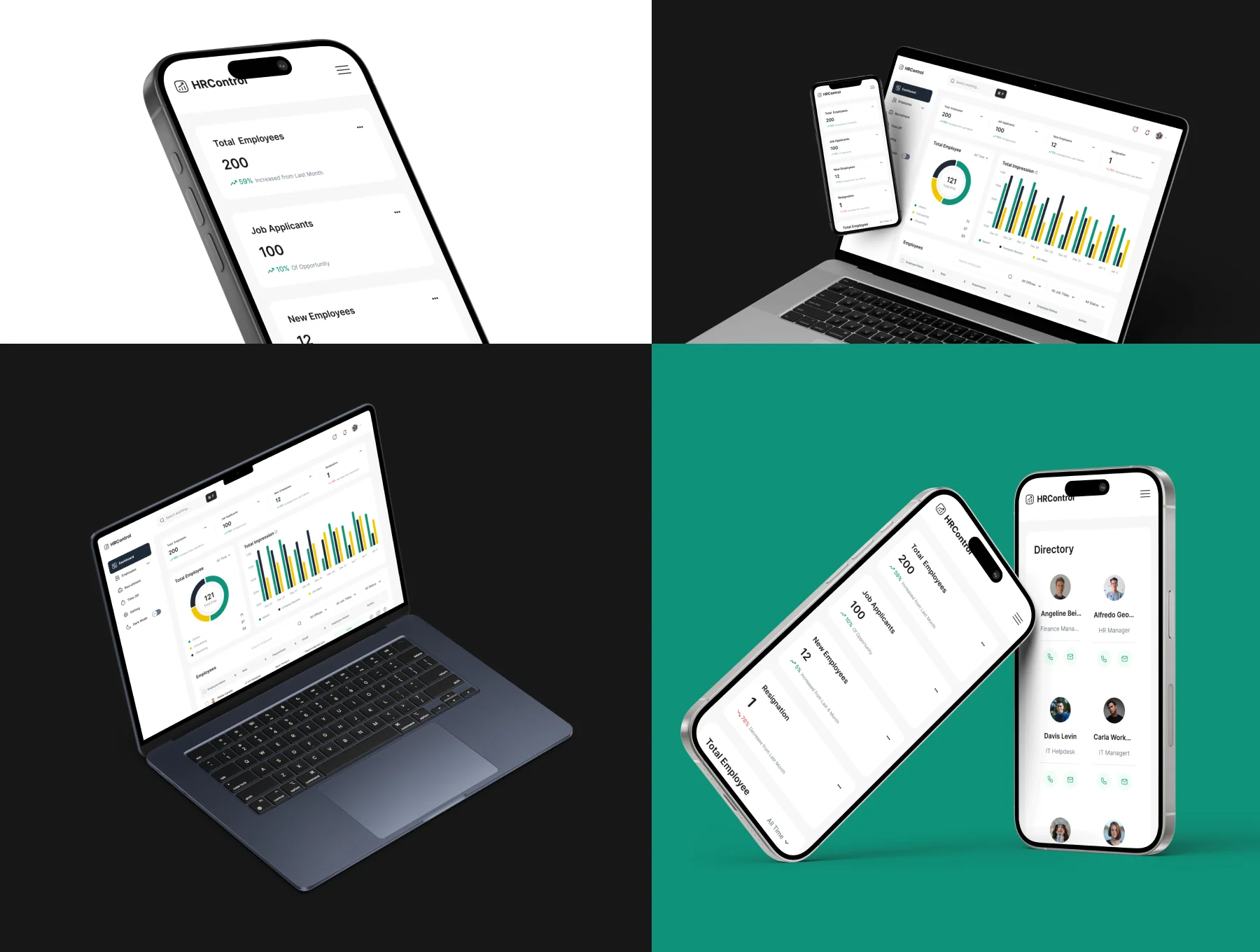 HR Management Dashboard UI Kit 7
