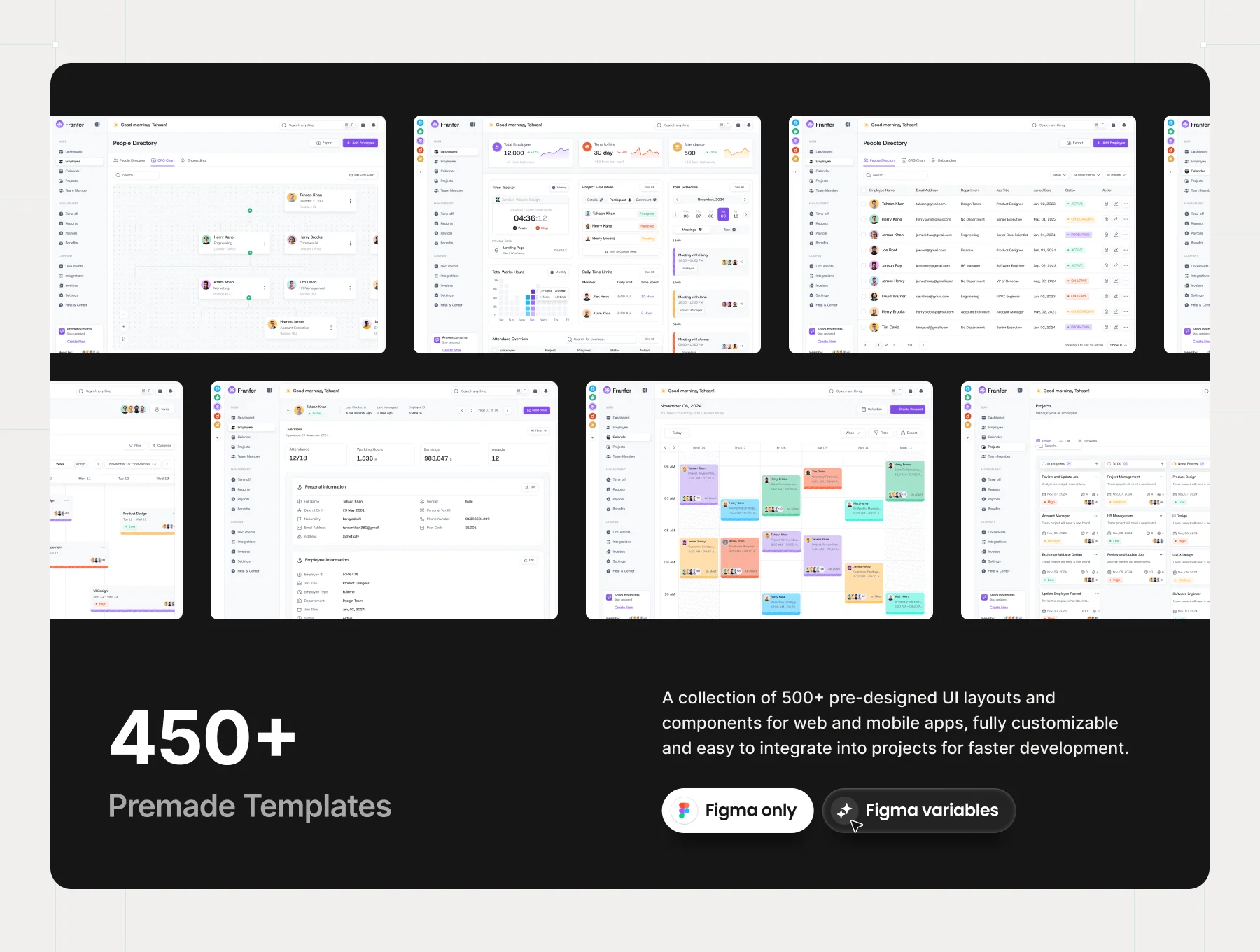 HR Management UI KIT Design 3