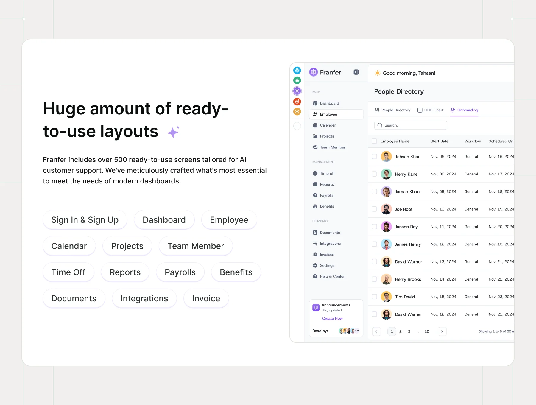 HR Management UI KIT Design 5