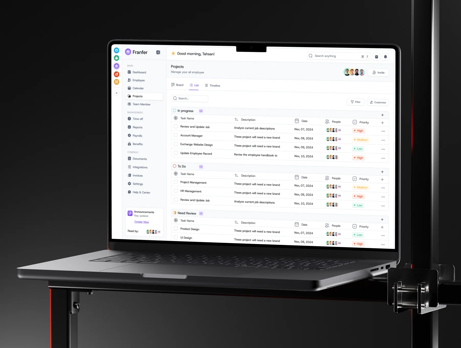 HR Management UI KIT Design 6