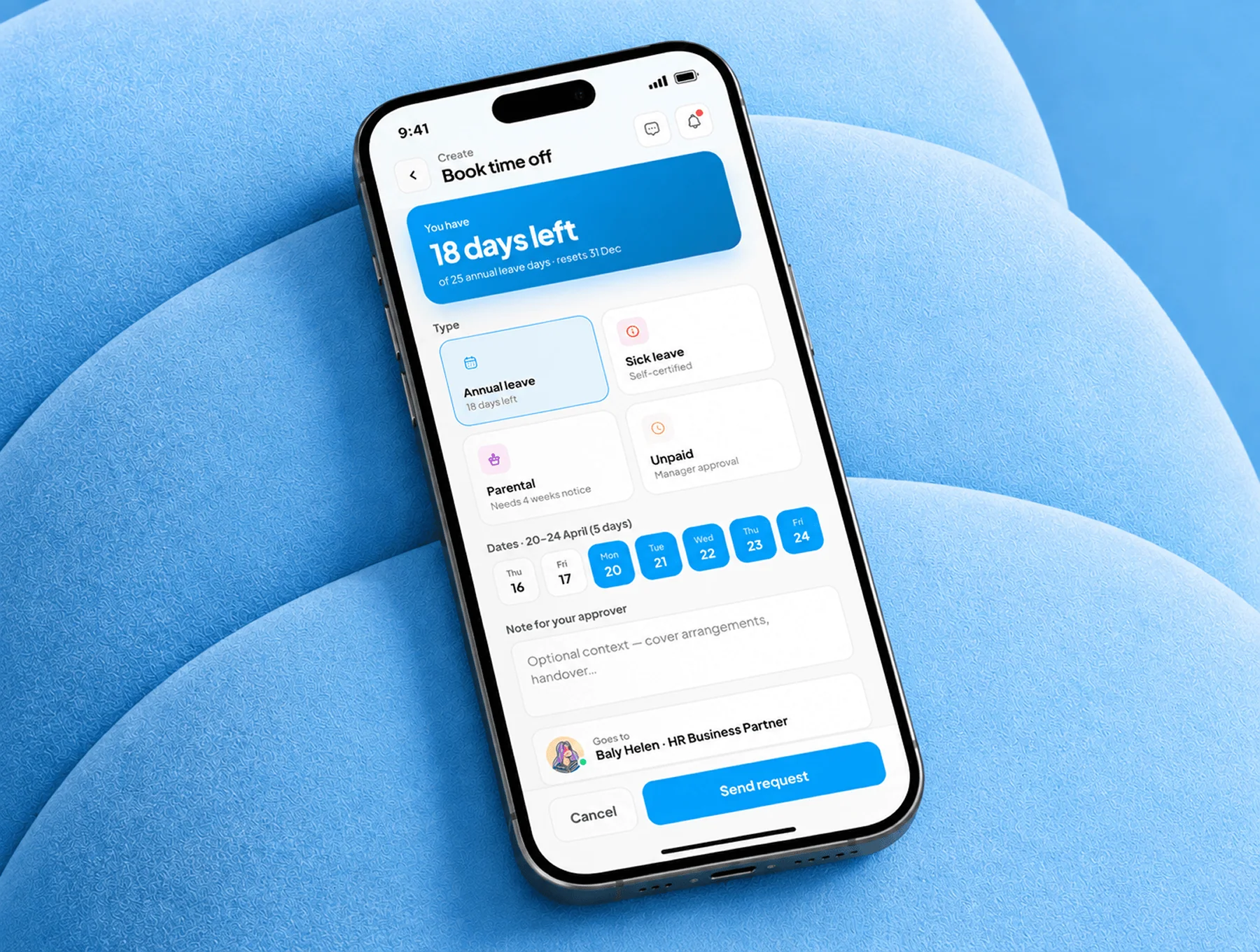 HR Project Management Mobile App UI Kit 5