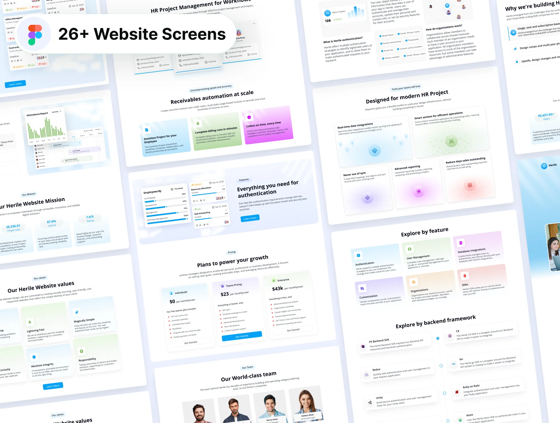 HR Project Management Website & Web App Design 6
