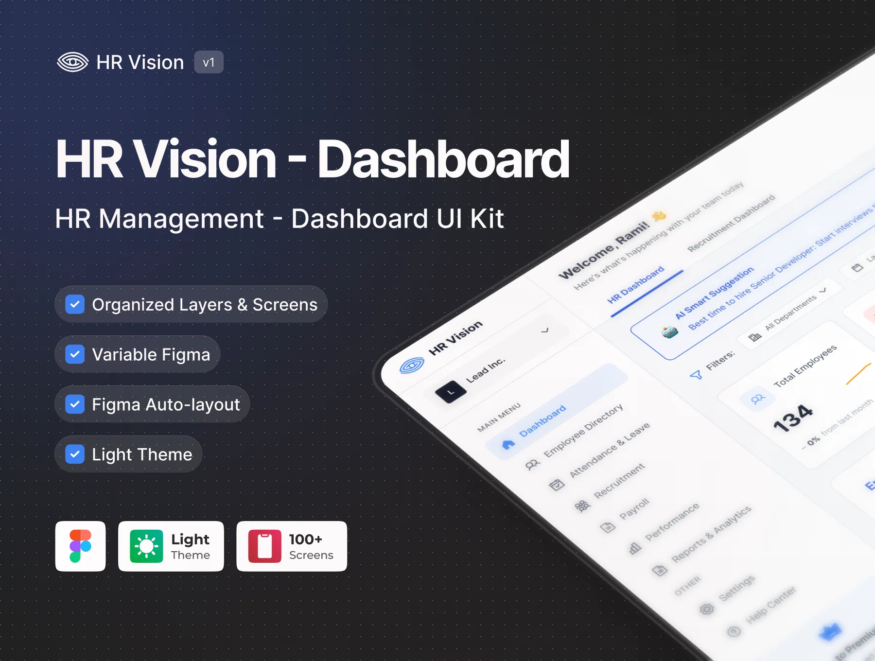 HR Vision - Dashboard UI KIT