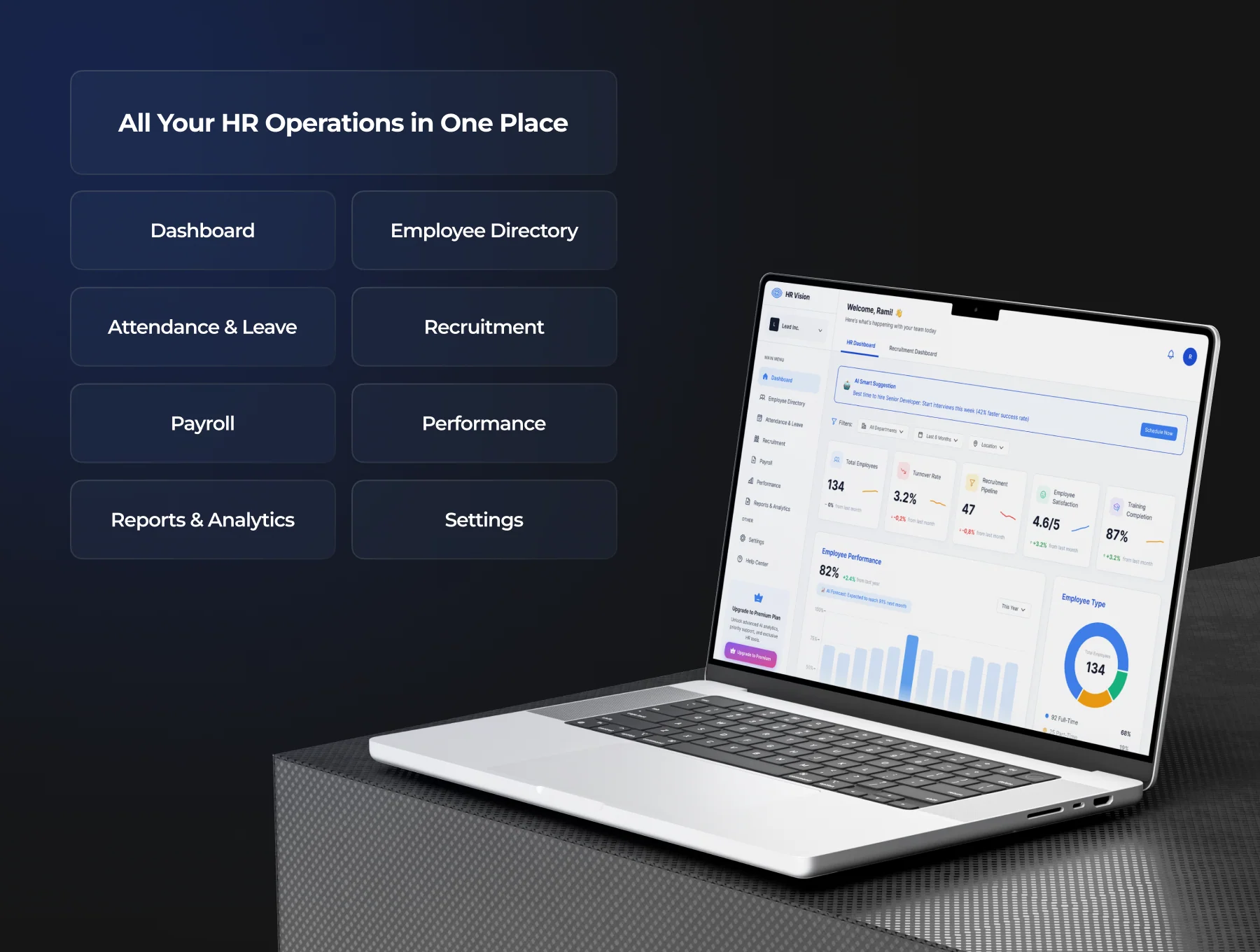 HR Vision - Dashboard UI KIT 4