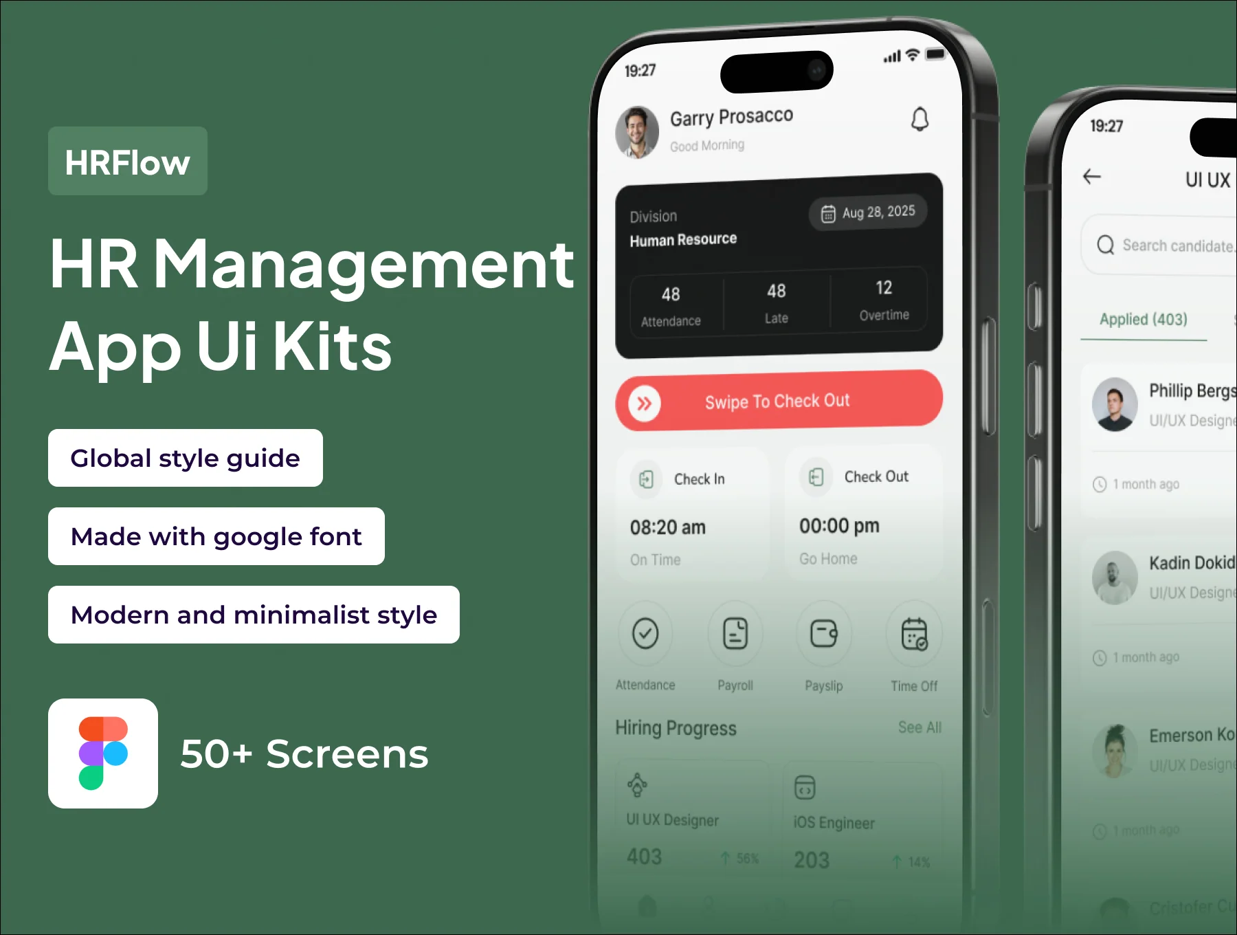HRFlow - HR Management Premium UI KIts App