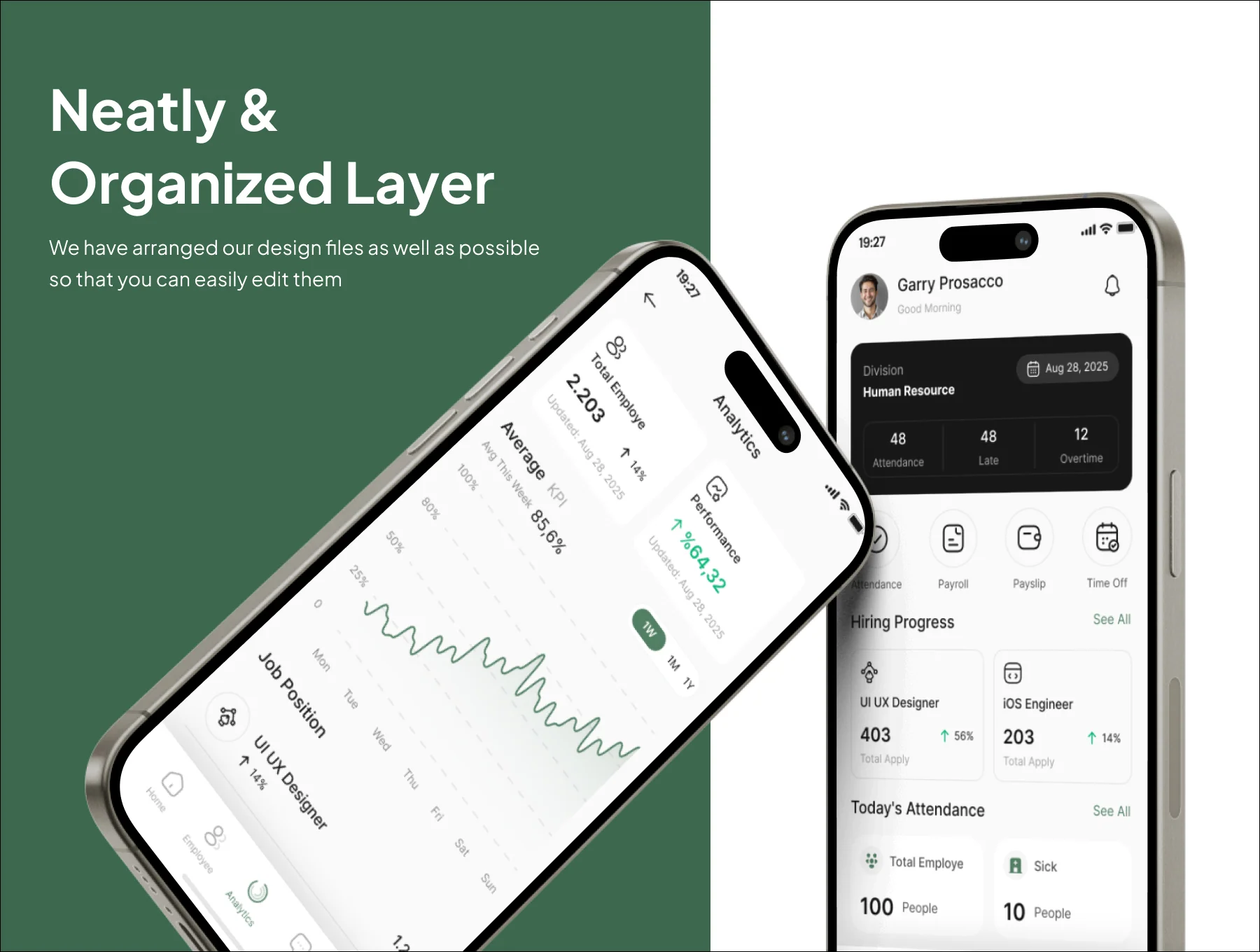 HRFlow - HR Management Premium UI KIts App 3