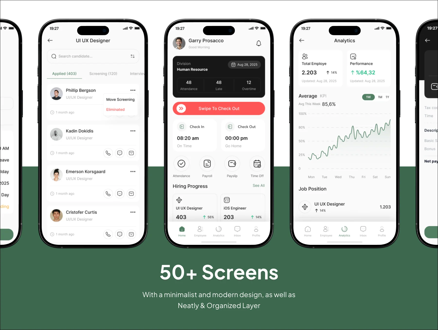 HRFlow - HR Management Premium UI KIts App 4