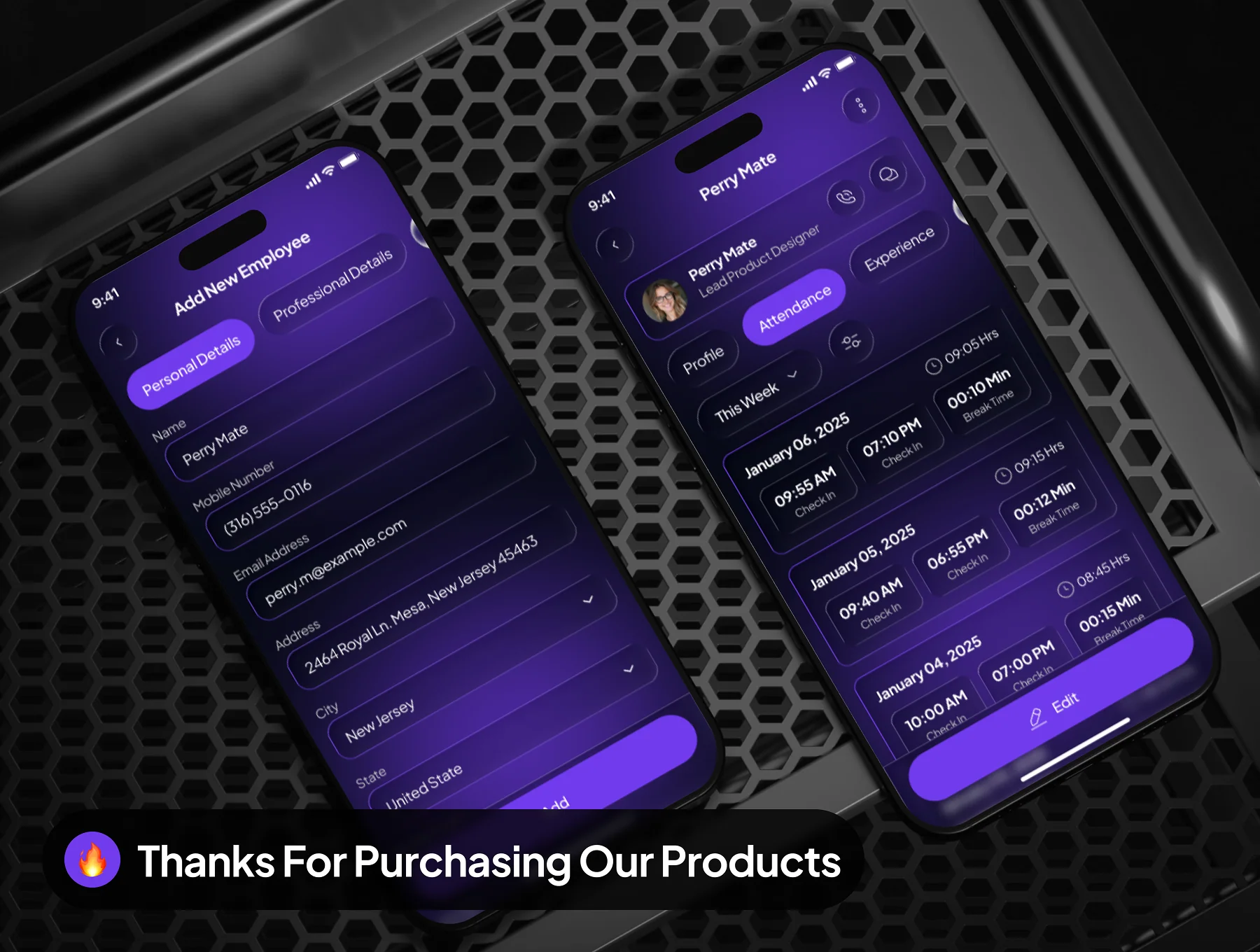 HRMS - HR Management App UI Kit 10