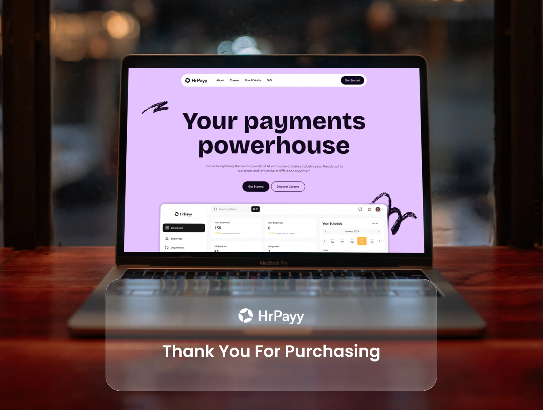 HrPayy - Hr Website UI Kit 6