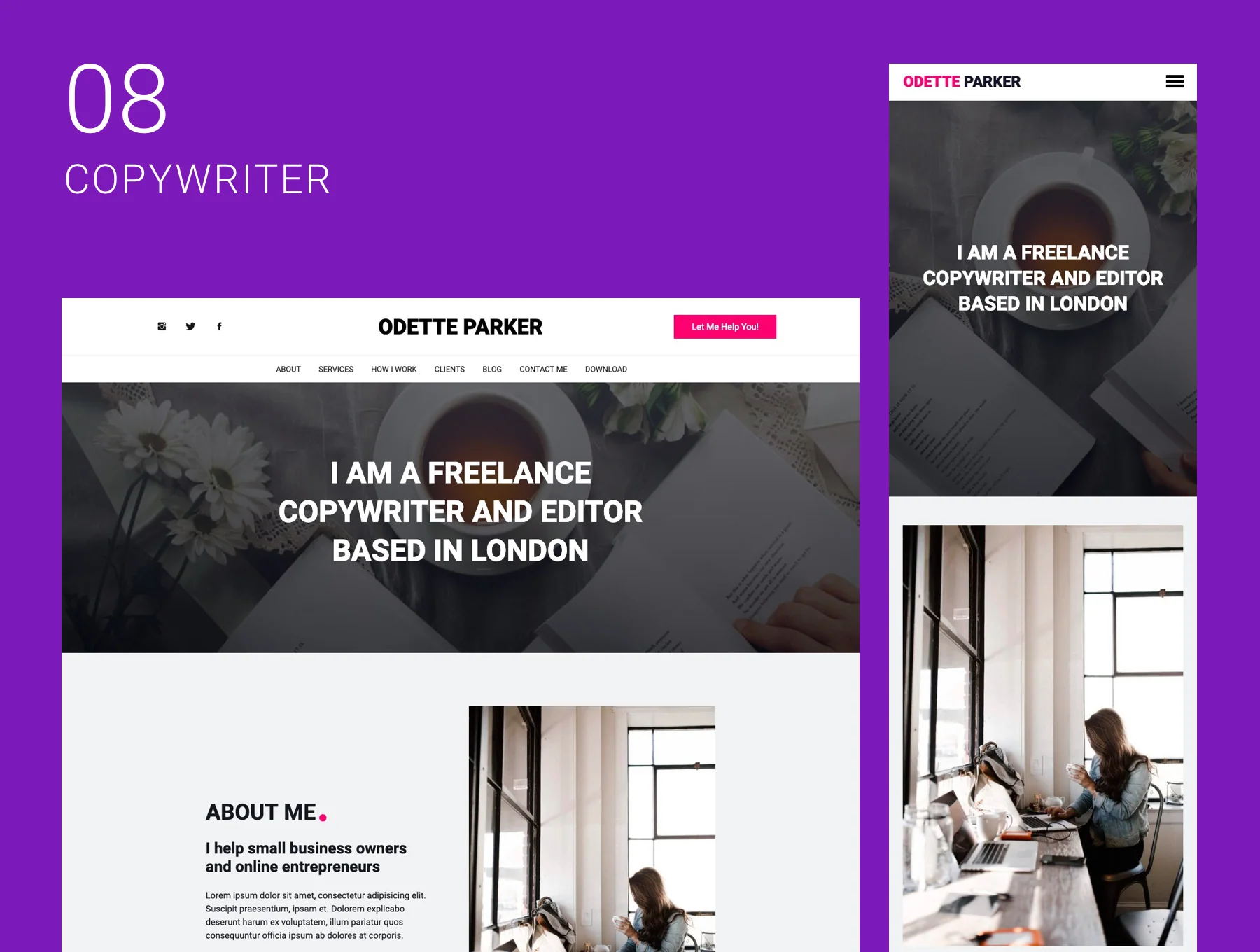 HTML Onepage Freelance Bundle 10