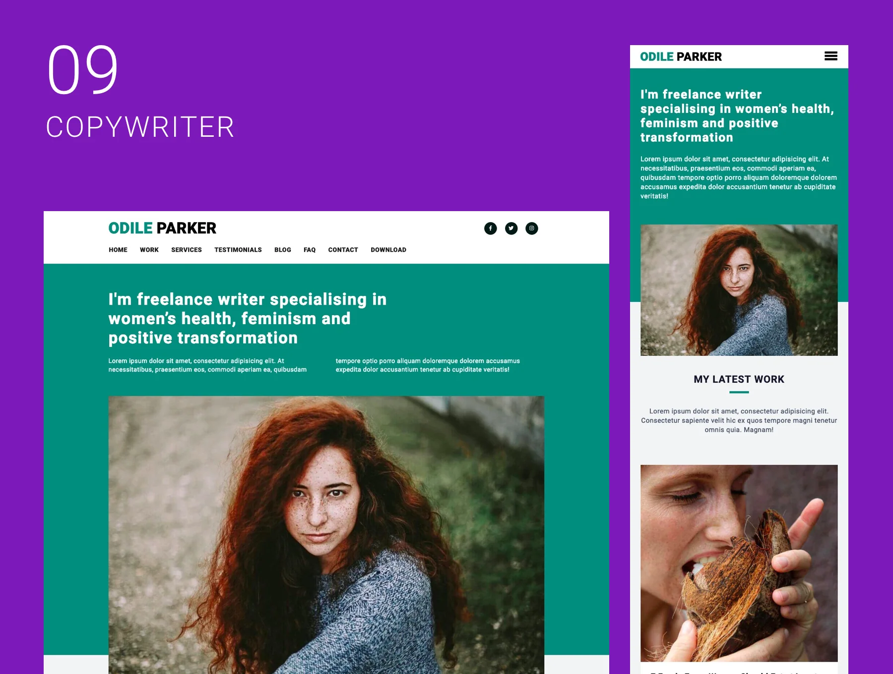 HTML Onepage Freelance Bundle 11