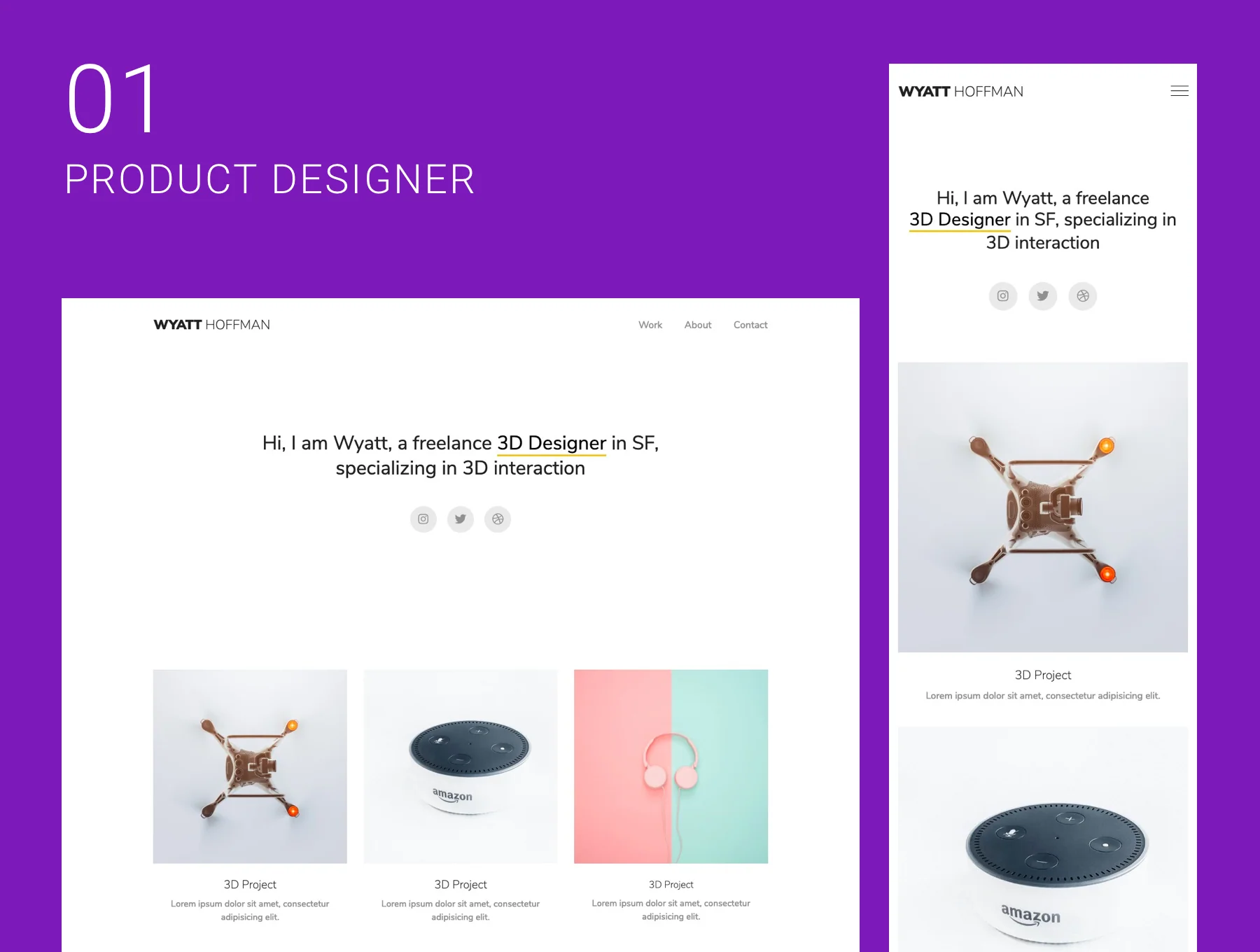 HTML Onepage Freelance Bundle 3