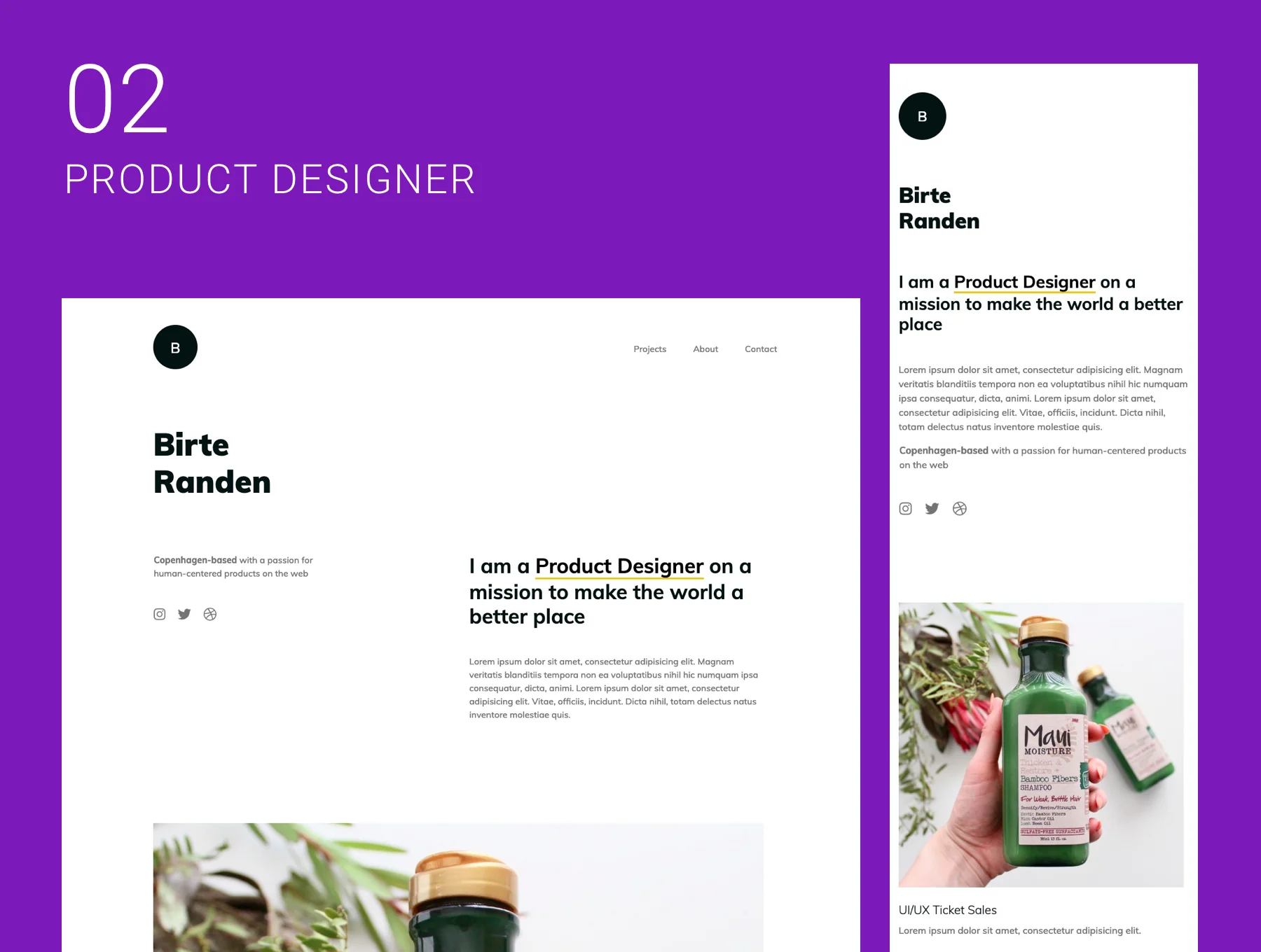HTML Onepage Freelance Bundle 4