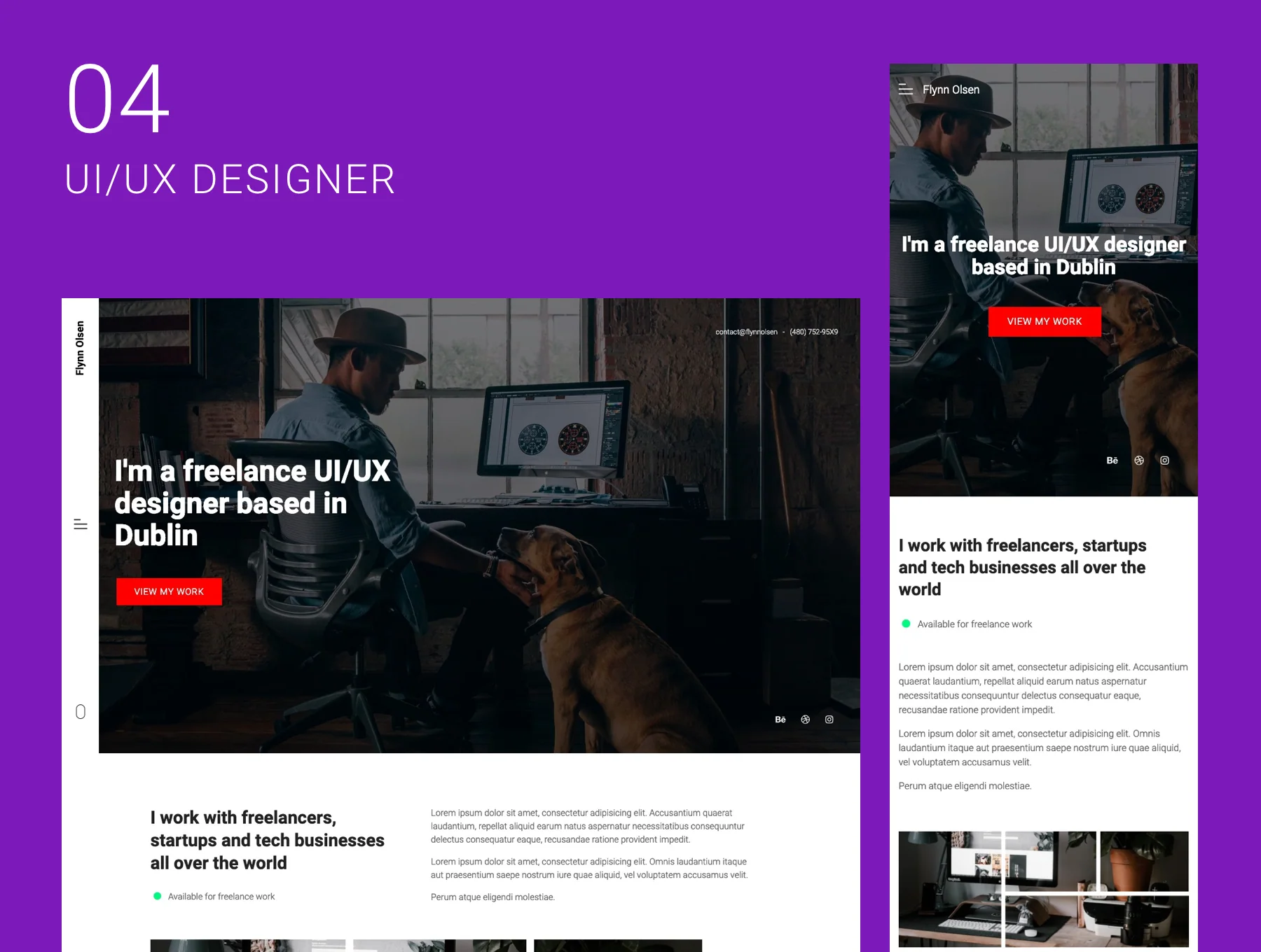 HTML Onepage Freelance Bundle 6