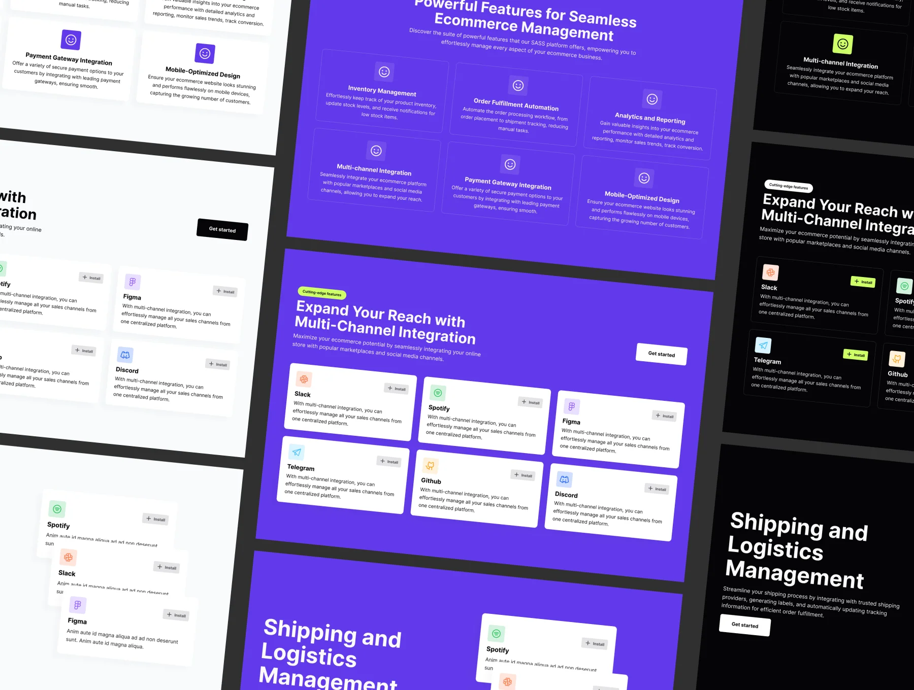 Hubble: SaaS Landing Page UI Kit 4