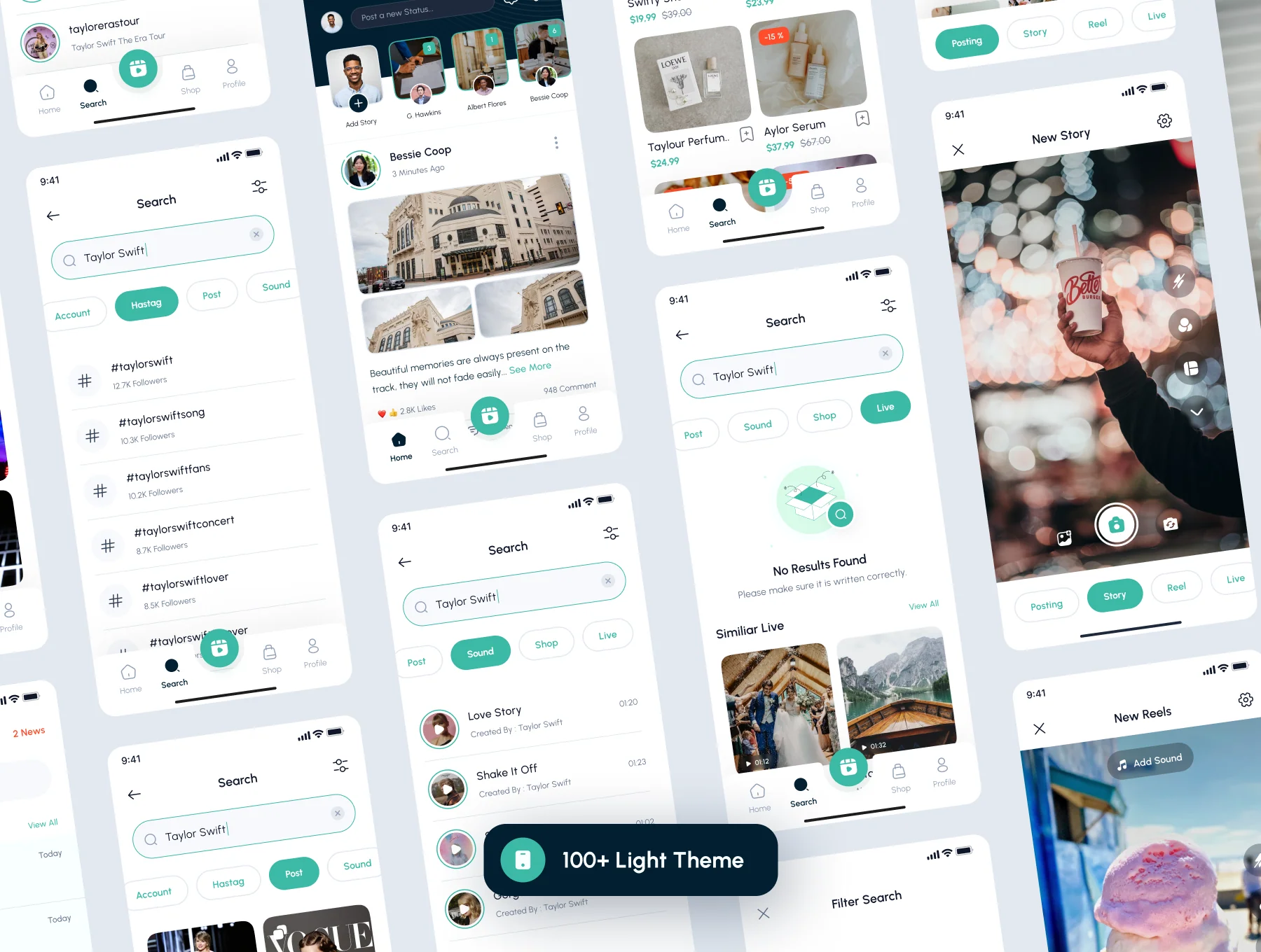 Hubline - Social Network Mobile App UI Kit 2