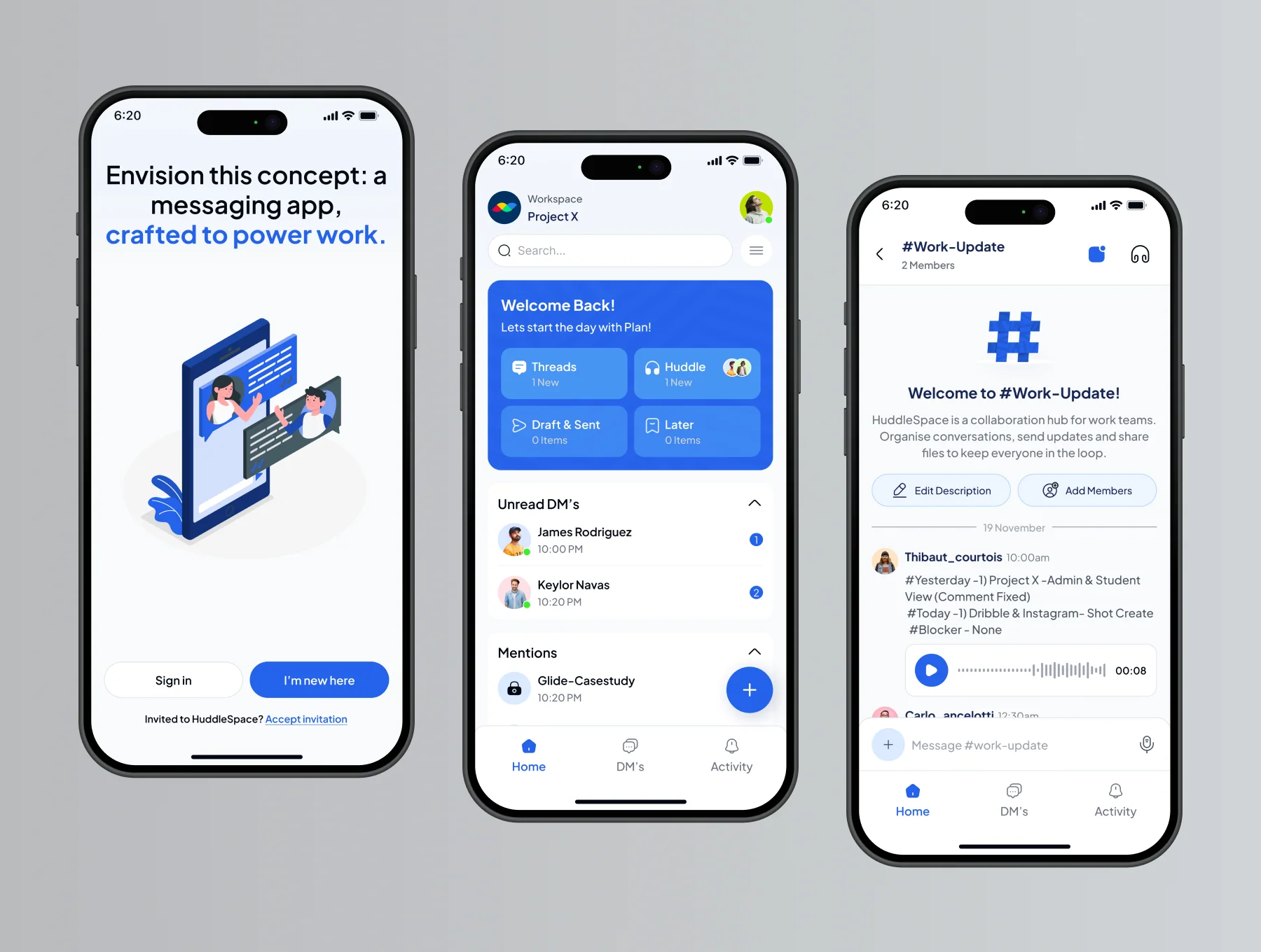 HuddleSpace - Business Collaboration App Ui Kit 6