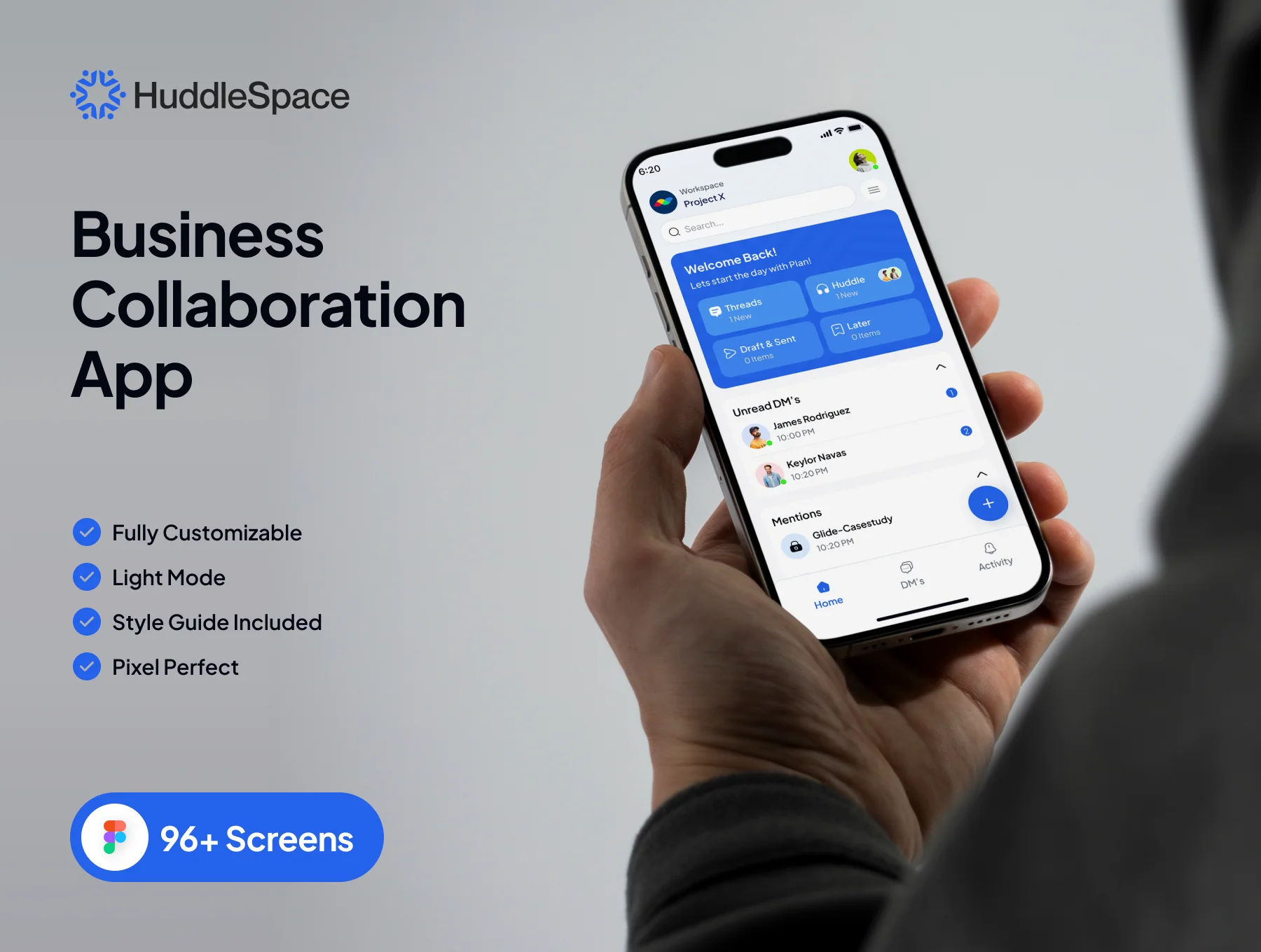 HuddleSpace - Business Collaboration App Ui Kit 7