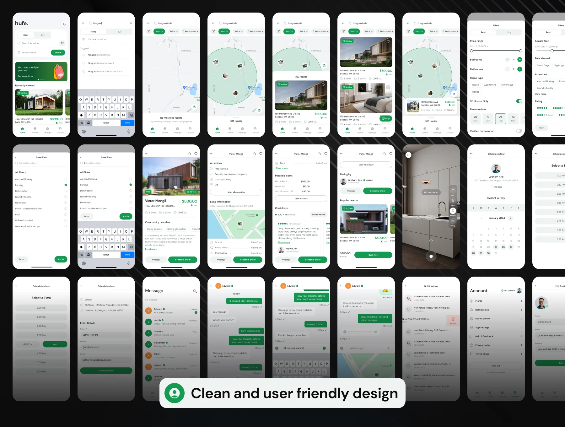 Hufe | Real Estate App UI Kit 4