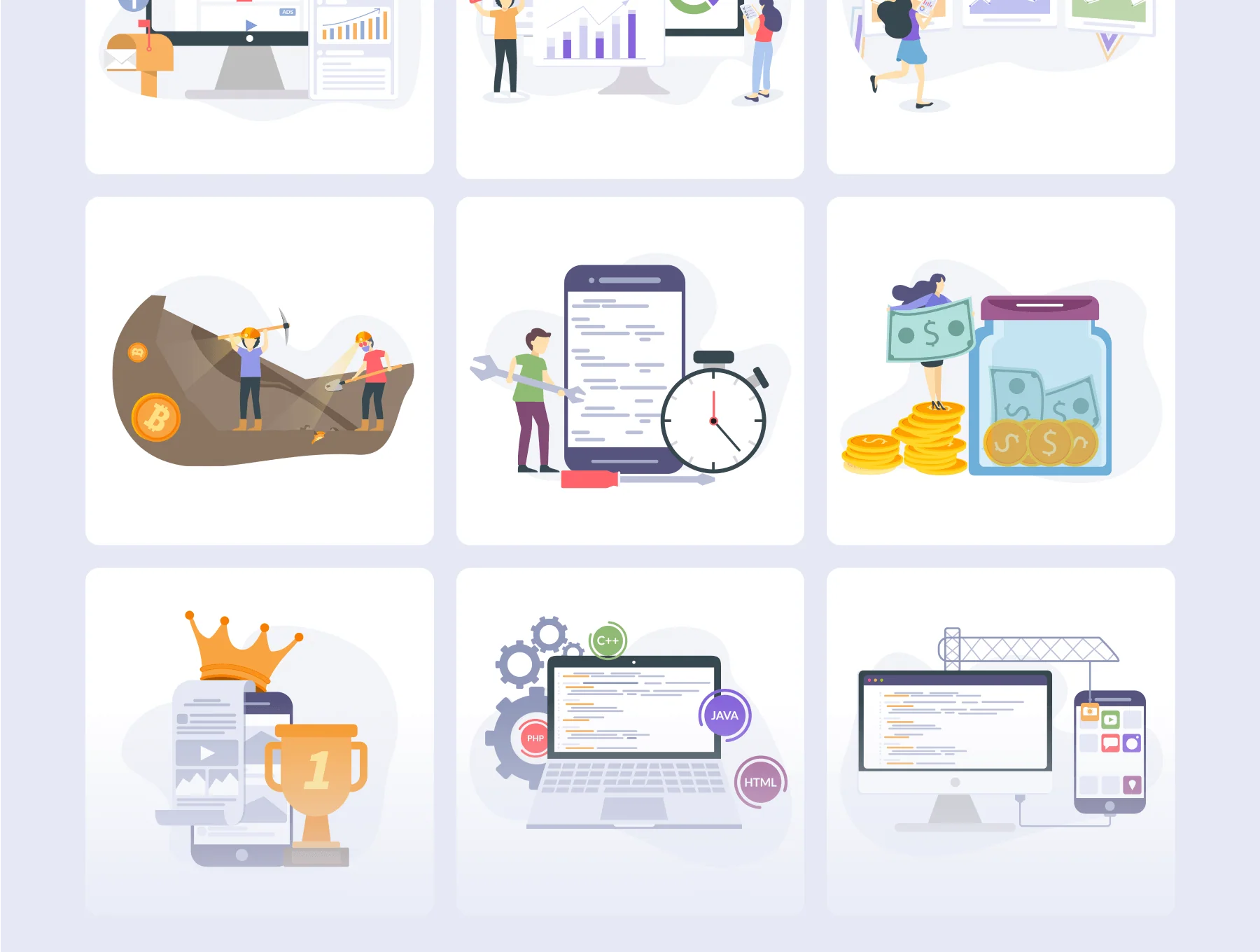 Huge Illustrations Pack 5