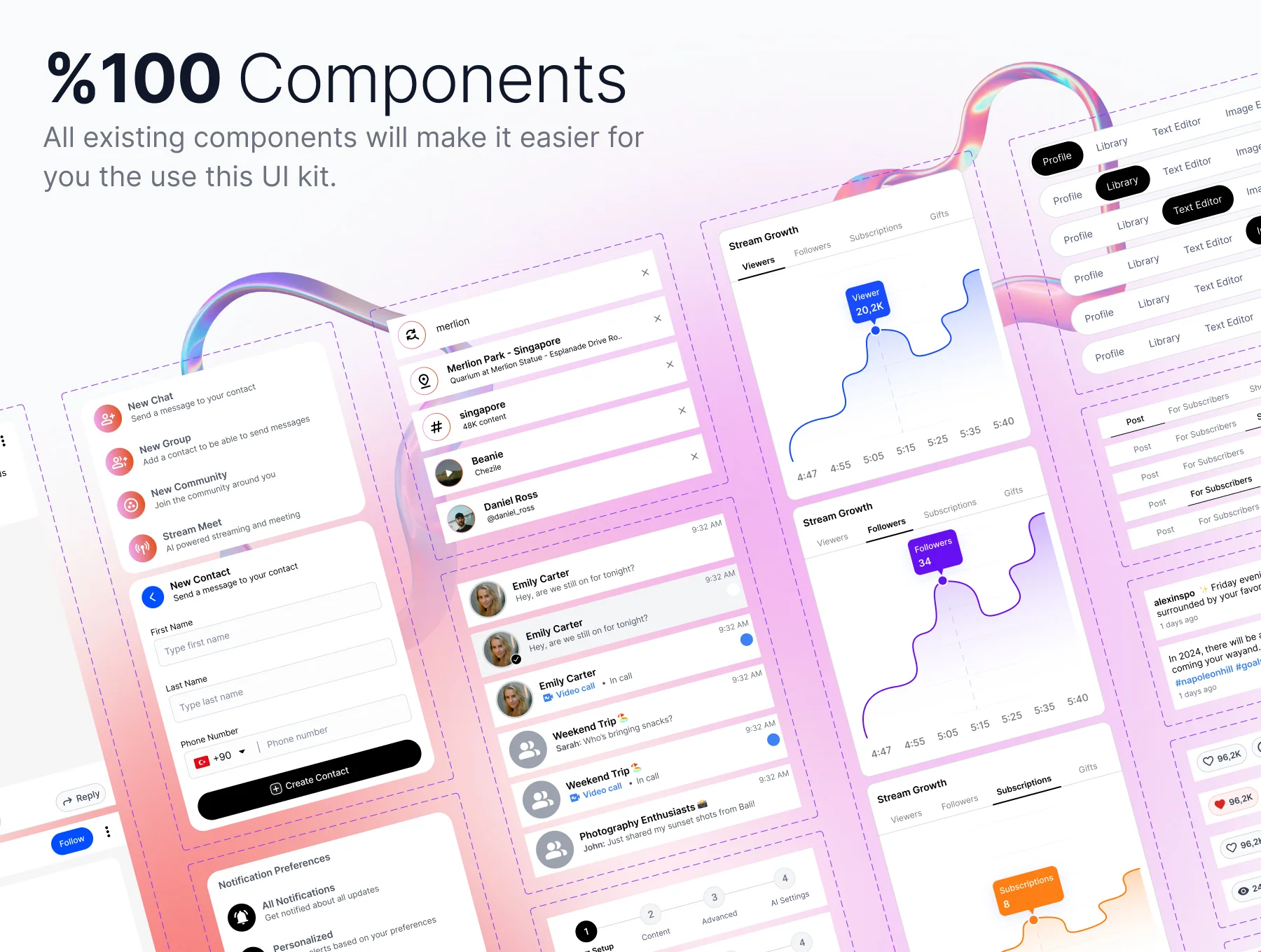 Huge — Modern Dating & Social UI Kit 3