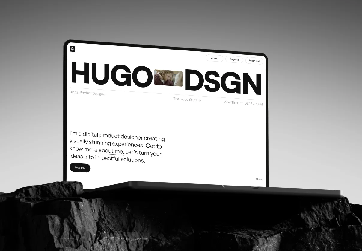 Hugo Design - Framer Template