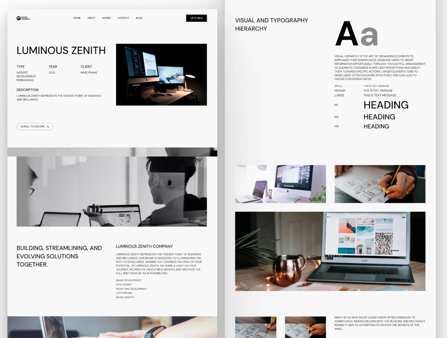 Hugo Vicario - Framer Template For Personal Portfolio Website 3